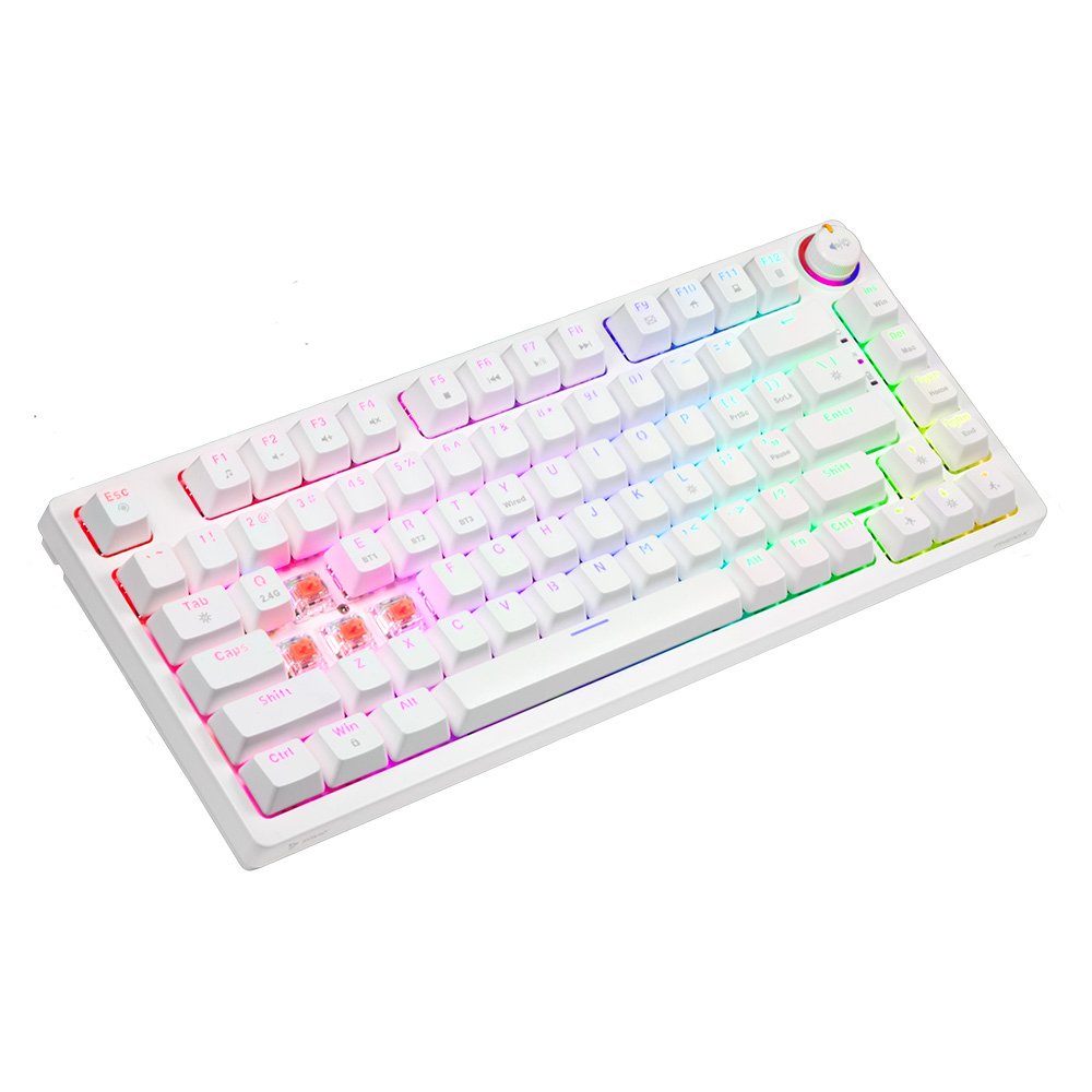 EAN 5901986049289 - Savio Phenix WHITE GAT RED teclado Juego Bluetooth QWERTY EER internacional Blanco imagen 8