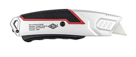 EAN 4003801874081 - Wedo 78 837 cúter Negro, Rojo, Plata Cúter de cuchillas intercambiables imagen 1
