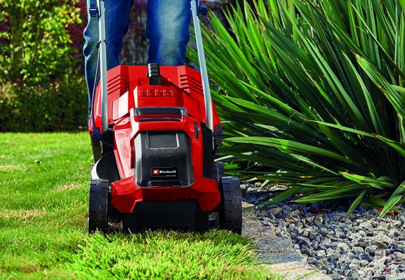 Einhell Ge-Cm 18/32 Li-Solo Cortacésped De Empuje A Gasolina Batería Negro, Rojo Rojo/Negro, Cortacésped De Empuje A Gasolina, 180 M², 32 Cm, 30 Cm, 70 Cm, 25 L