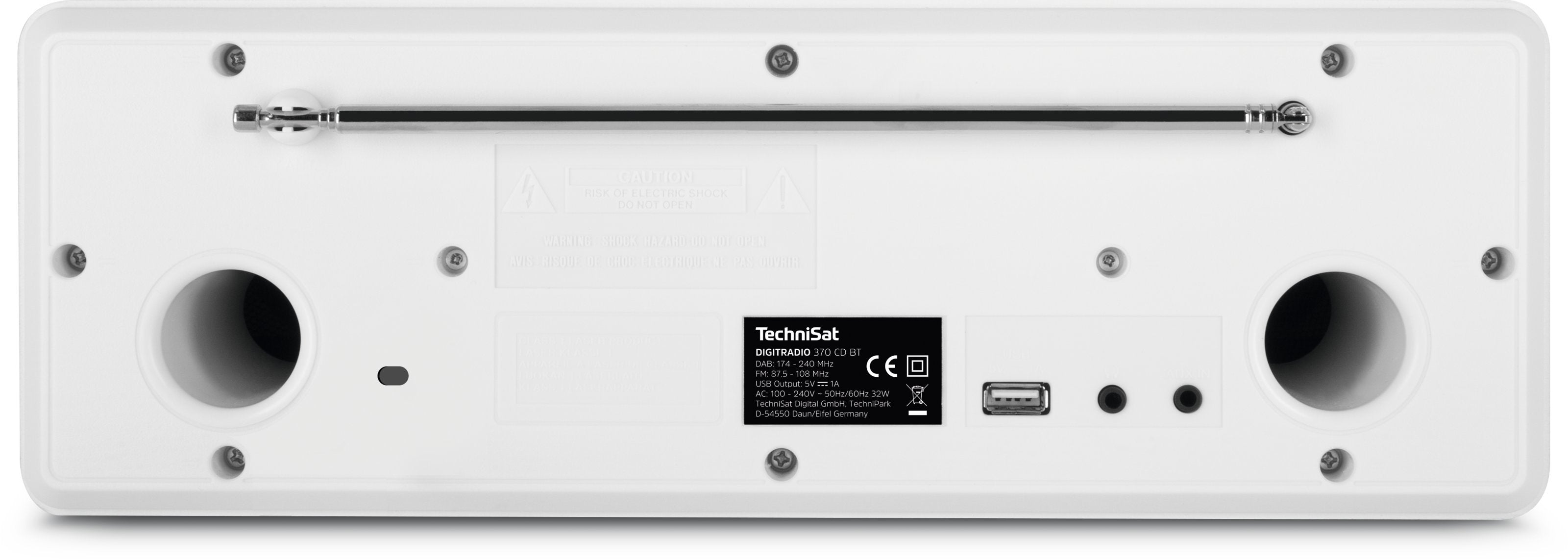 EAN 4019588139480 - TechniSat 370 CD BT Personal Analógico y digital Blanco imagen 4