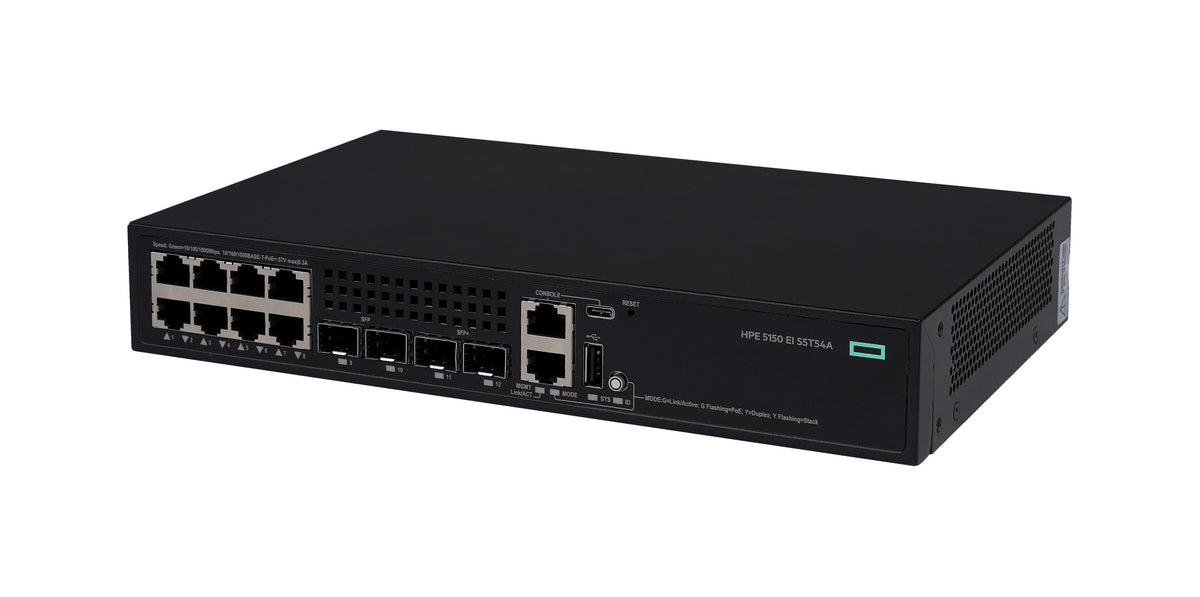 EAN 0190017788951 - HPE Networking Comware Switch 8p 10M/100M/1G PoE+ 2p SFP 1G 2p SFP+ 1G/10G 5150EI imagen 2
