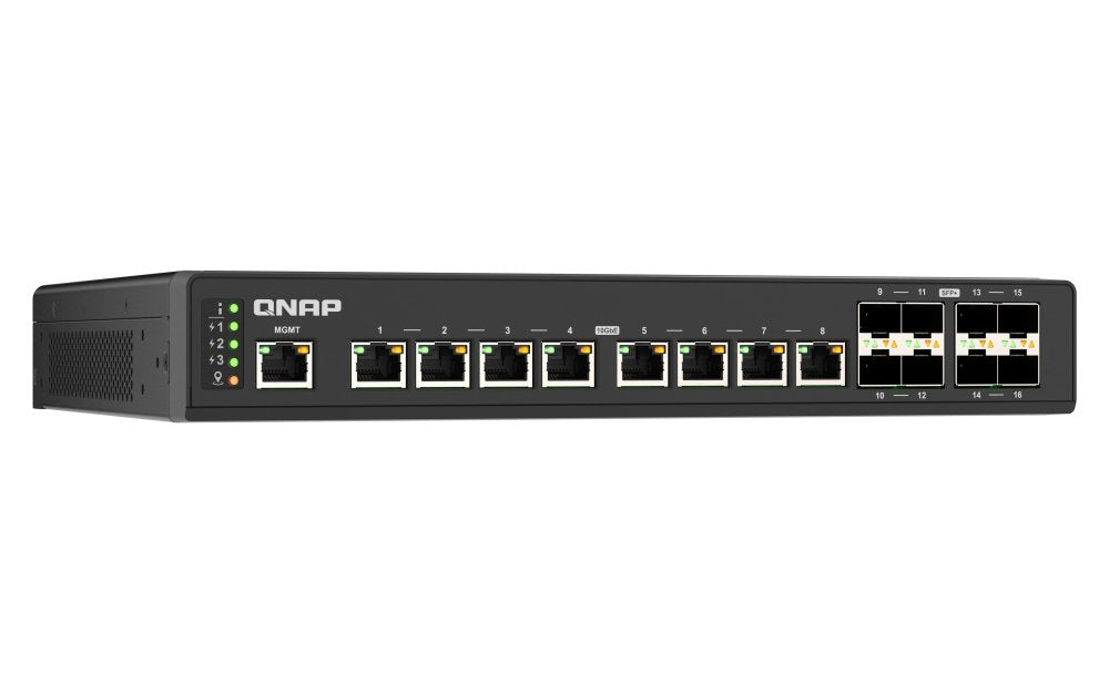 Qnap Qsw-Im3216-8s8t Switch Gestionado 10g Ethernet (100/1000/10000) Negro