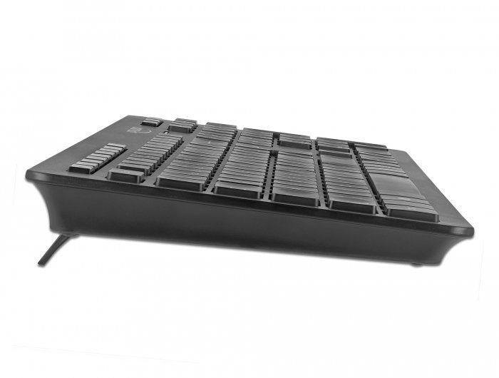 Teclado Alemán Delock 12004 Usb Qwertz Negro
