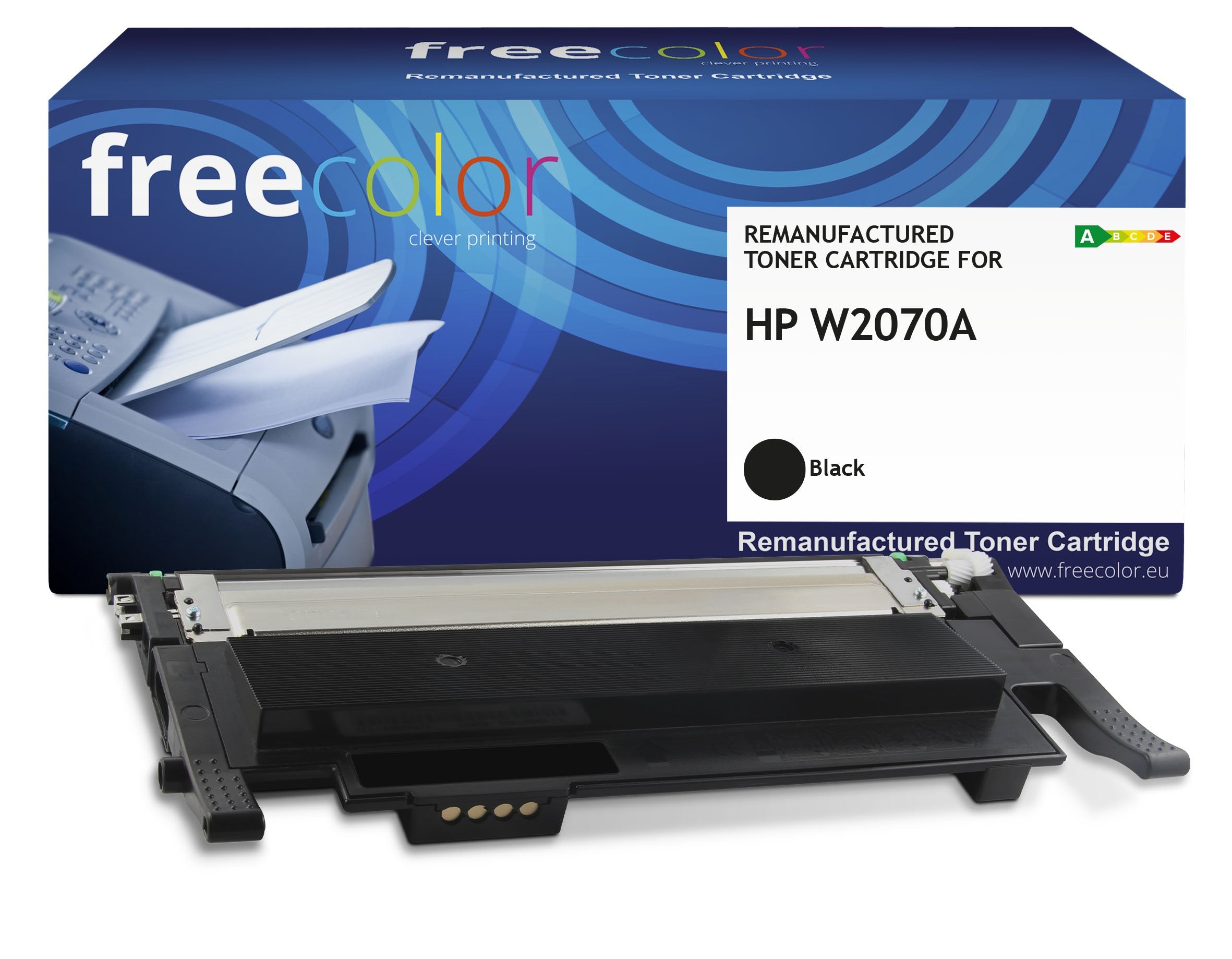 Freecolor Toner Hp W2070a Negro Con Chip 1600p Compatible