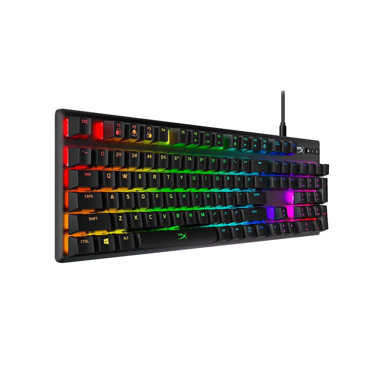 EAN 0196188049129 - HyperX Alloy Origins - Mechanical Gaming Keyboard - HX Aqua (US Layout) (HX-KB6AQX-US) teclado Juego USB imagen 2