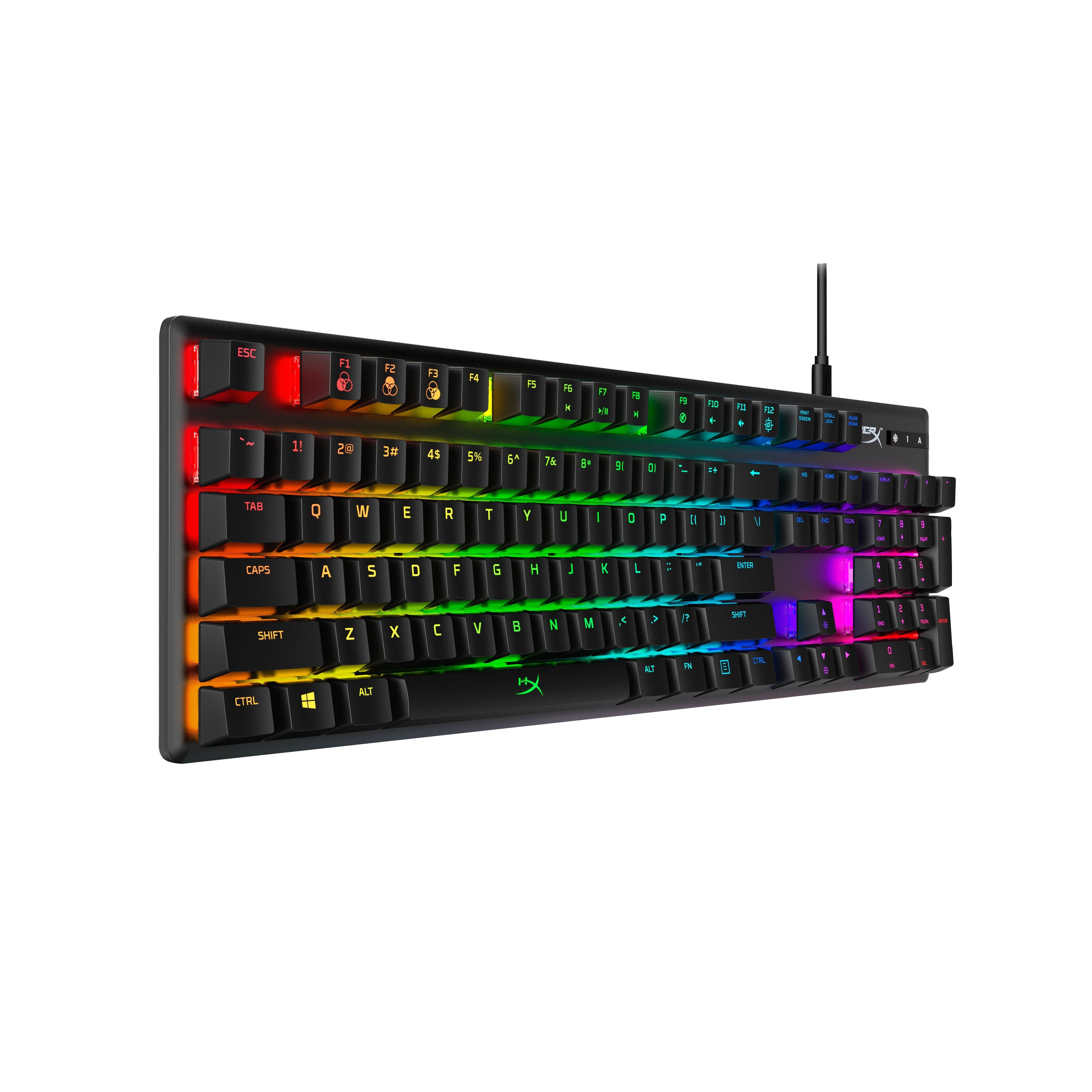 EAN 0196188049129 - HyperX Alloy Origins - Mechanical Gaming Keyboard - HX Aqua (US Layout) (HX-KB6AQX-US) teclado Juego USB imagen 2