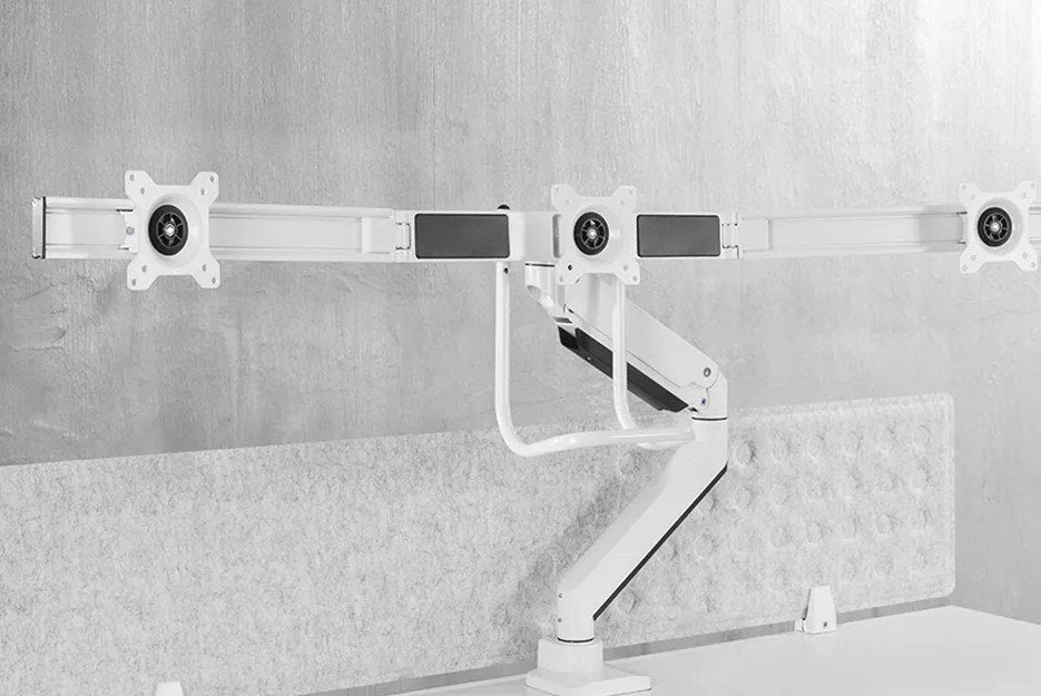EAN 8717371447519 - Neomounts NM-D775DX3WHITE soporte para monitor 68,6 cm (27") Escritorio Blanco imagen 10