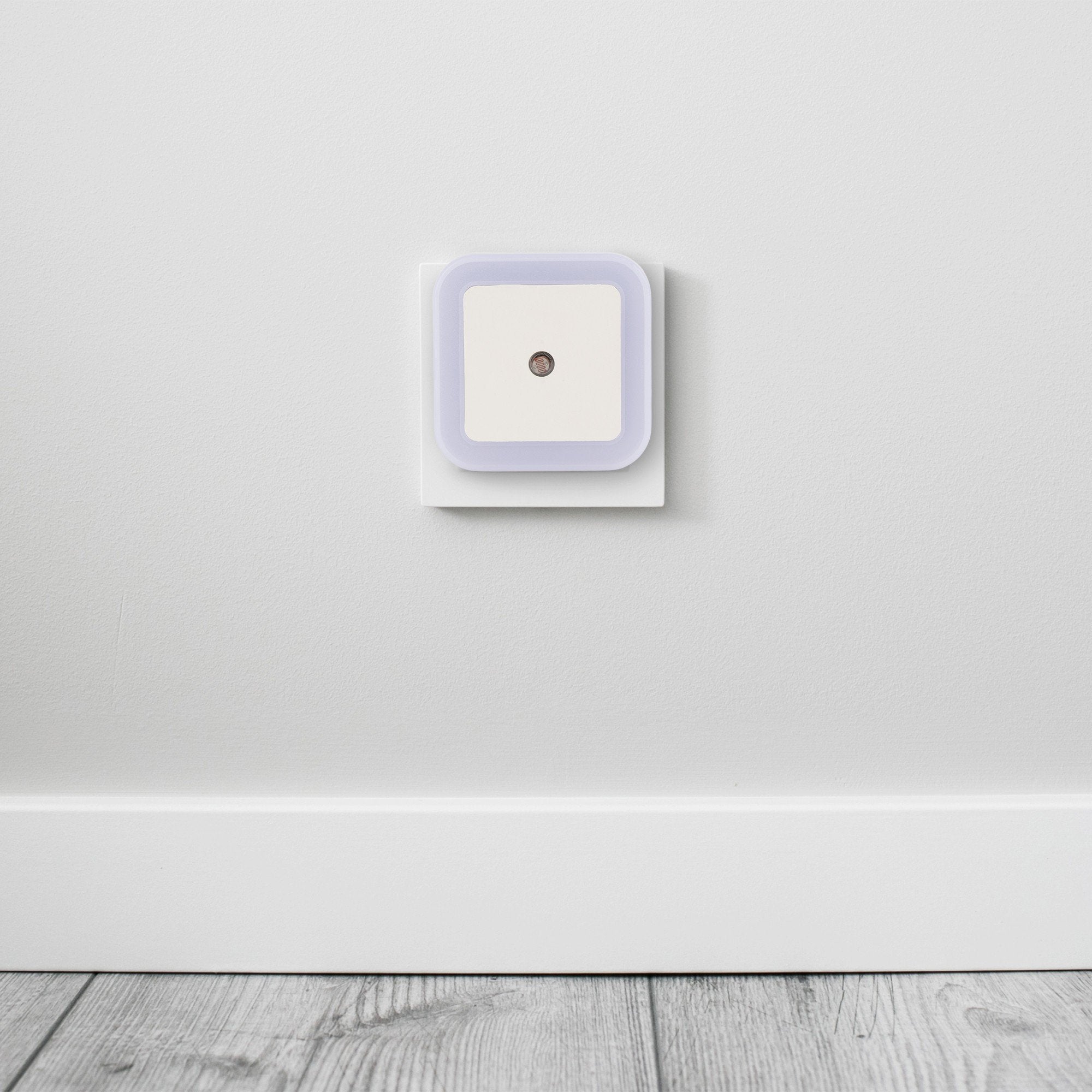 Entac Nachtlicht 0.5w Quadrat. Cw Blanco Dämmerungssensor