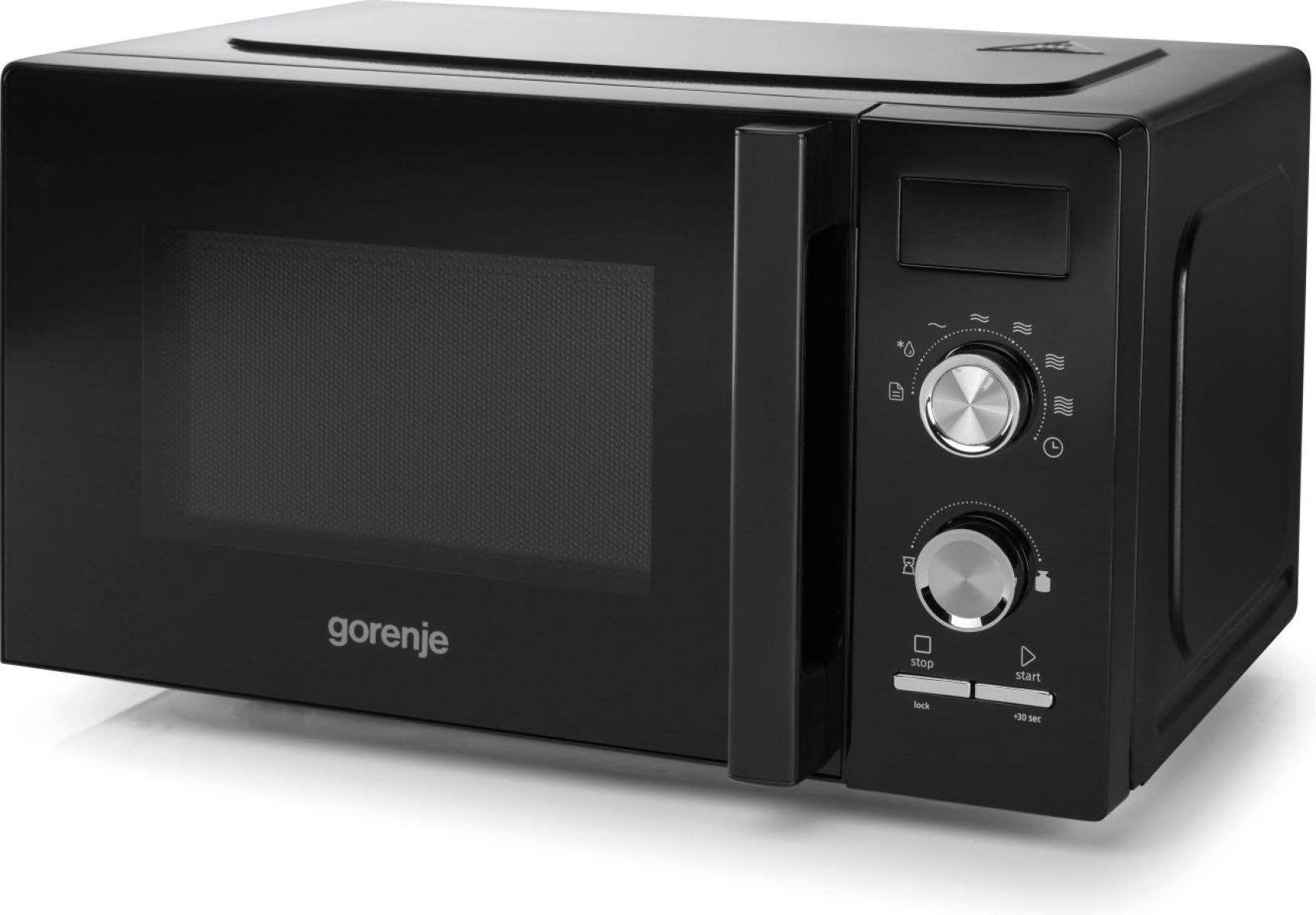 Horno Microondas Gorenje Mo20a3bh, Capacidad 20 L, Potencia 800 W, Negro