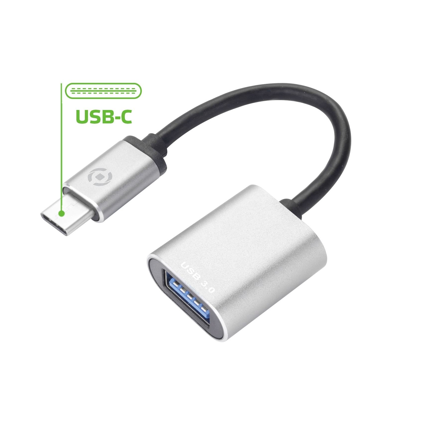 EAN 8021735749882 - Celly PROUSBCUSBDS cable USB USB 3.2 Gen 1 (3.1 Gen 1) USB C USB A Plata imagen 1