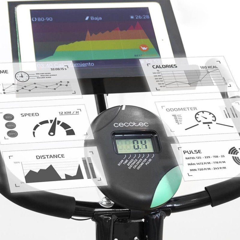 EAN 8435484070164 - Cecotec 07016 bicicleta estática Rodillo de entrenamiento magnético para bicicleta imagen 5