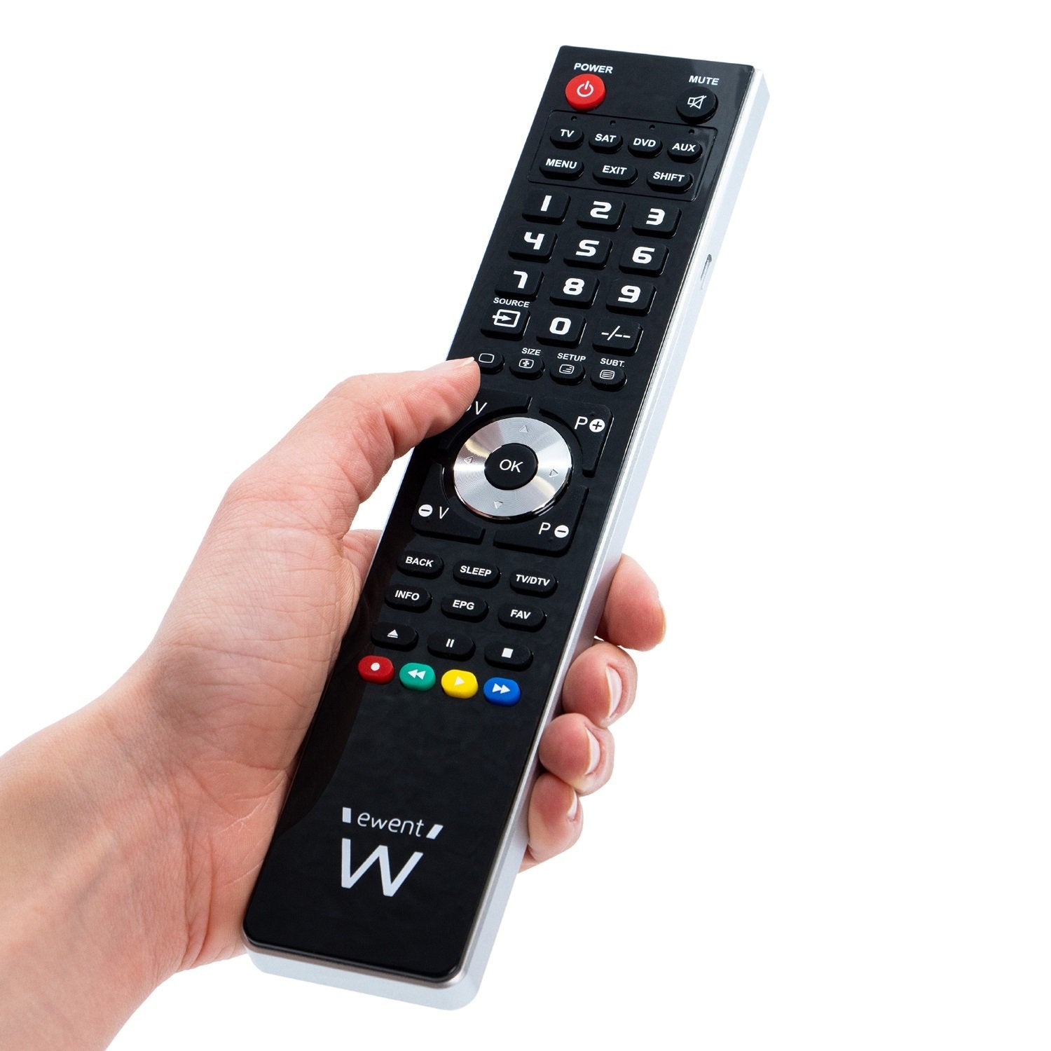 EAN 8054392614330 - Ewent EW1570 mando a distancia DTT, DVD/Blu-ray, Proyector, SAT, STB, Altavoz para barra de sonido, TV, U imagen 3