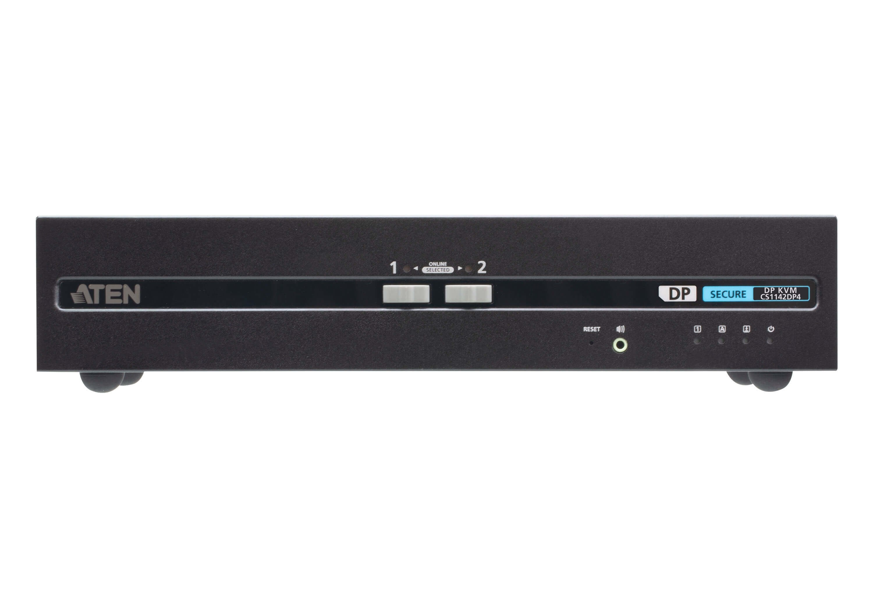 2-Port Usb - 4k Displayport Dual Display Secure Kvm Switch (Psd Pp V4.0 Compliant)