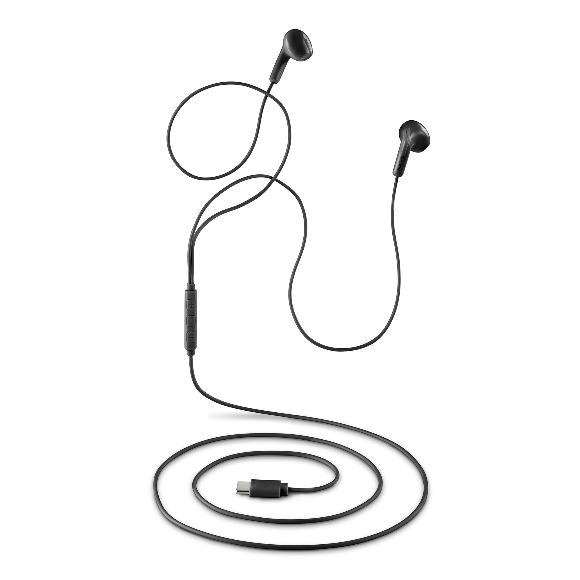 EAN 8435430627152 - NGS CROSS GLIDE Auriculares Alámbrico Dentro de oído Llamadas/Música USB Tipo C Negro imagen 5