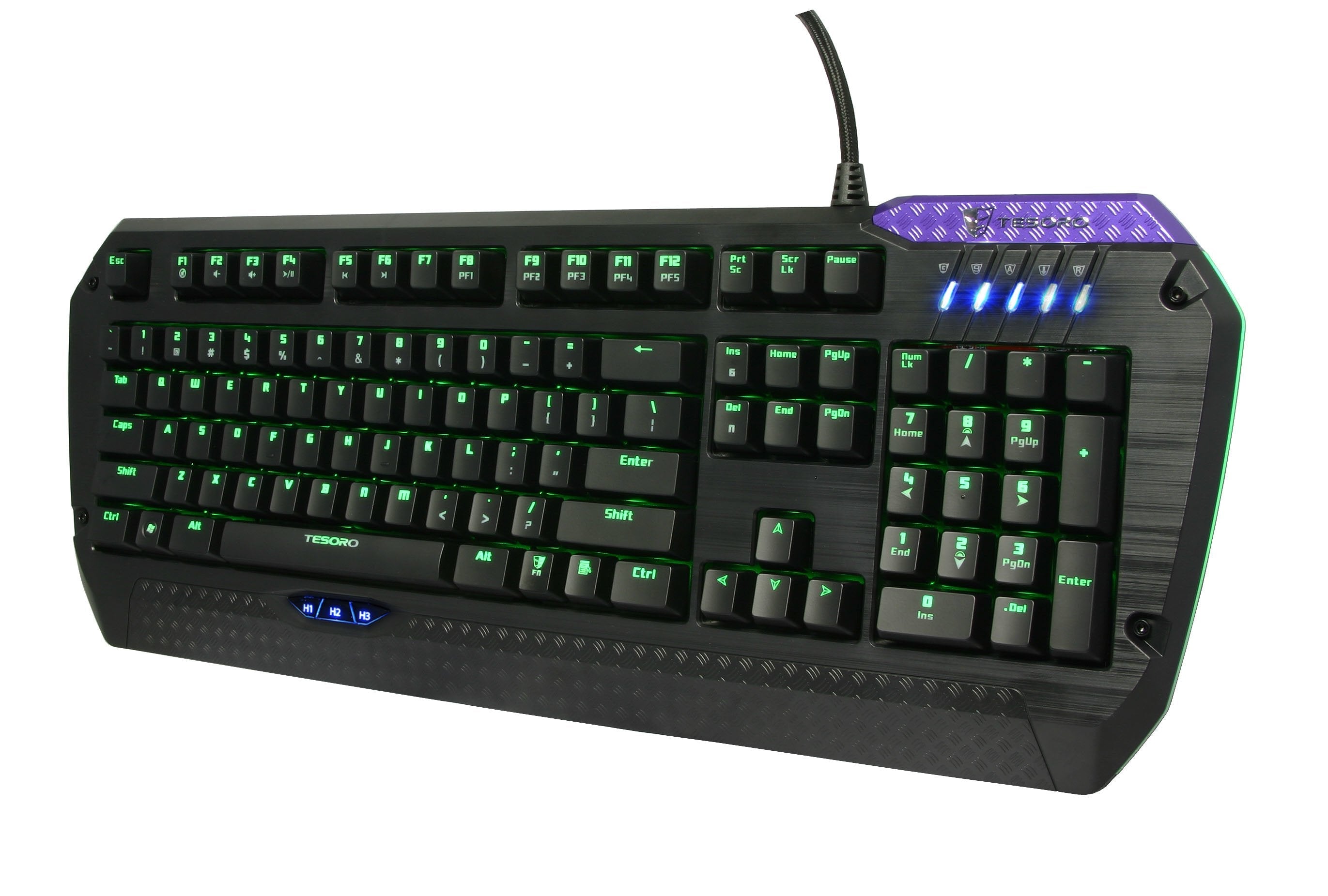Tesoro Lobera Teclado Usb Azerty Negro