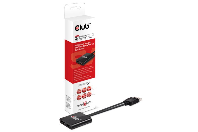 Mst Hub Displayport 1.2 Dual Monitor. Separa Una Señal Displayport En Dos Independientes