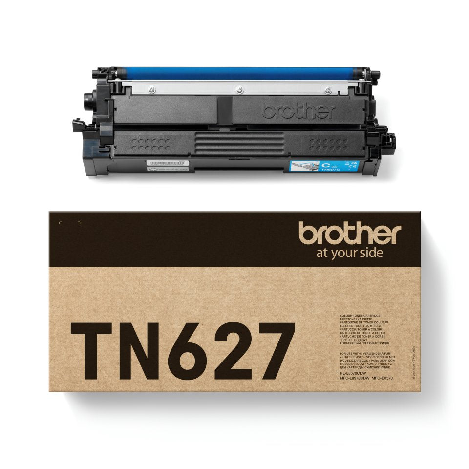 EAN 4977766843645 - Brother TN-627C cartucho de tóner 1 pieza(s) Original Cian imagen 1