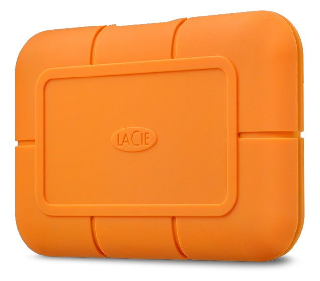 Disco Externo Ssd Lacie Rugged 500gb Rugged Usb-C / Thunderbolt 3 Orange