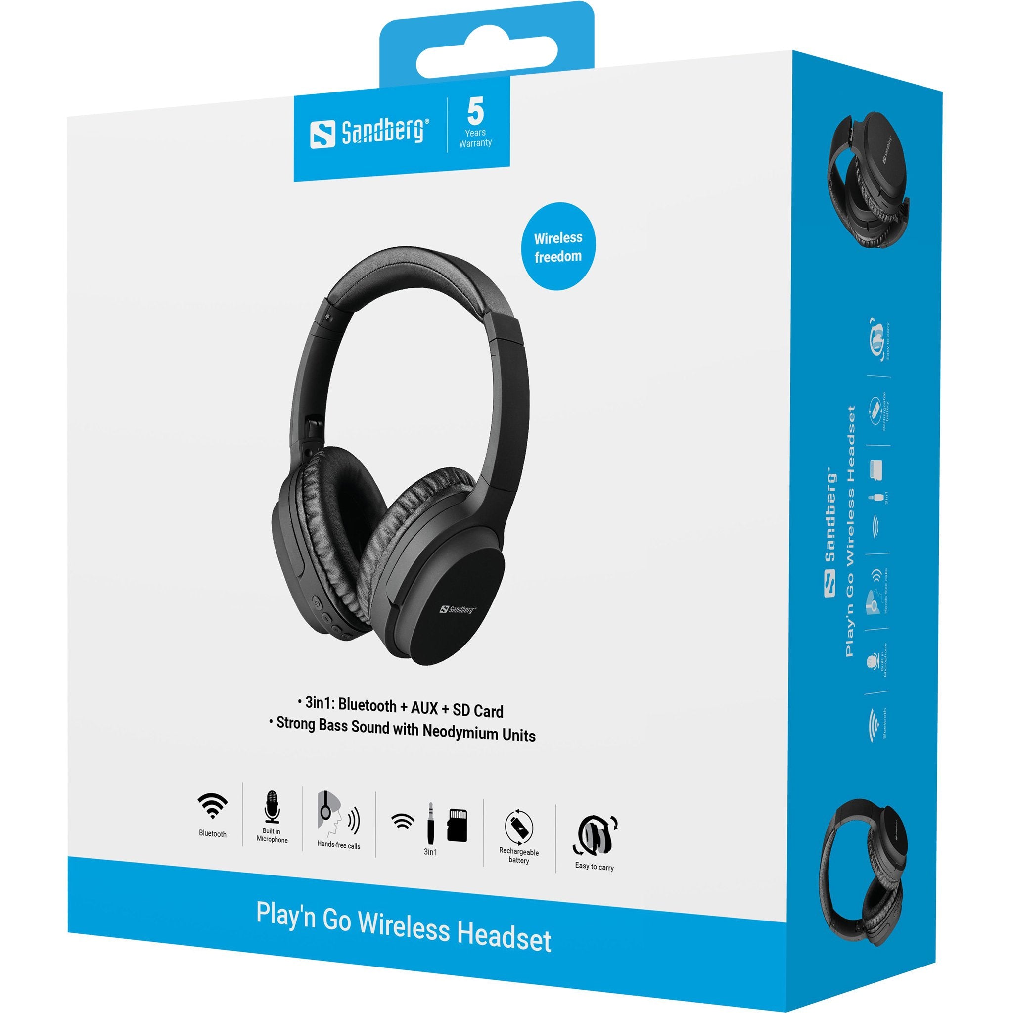 EAN 5705730126376 - Sandberg 126-37 auricular y casco Auriculares Inalámbrico y alámbrico Diadema Llamadas/Música USB Tipo C imagen 4