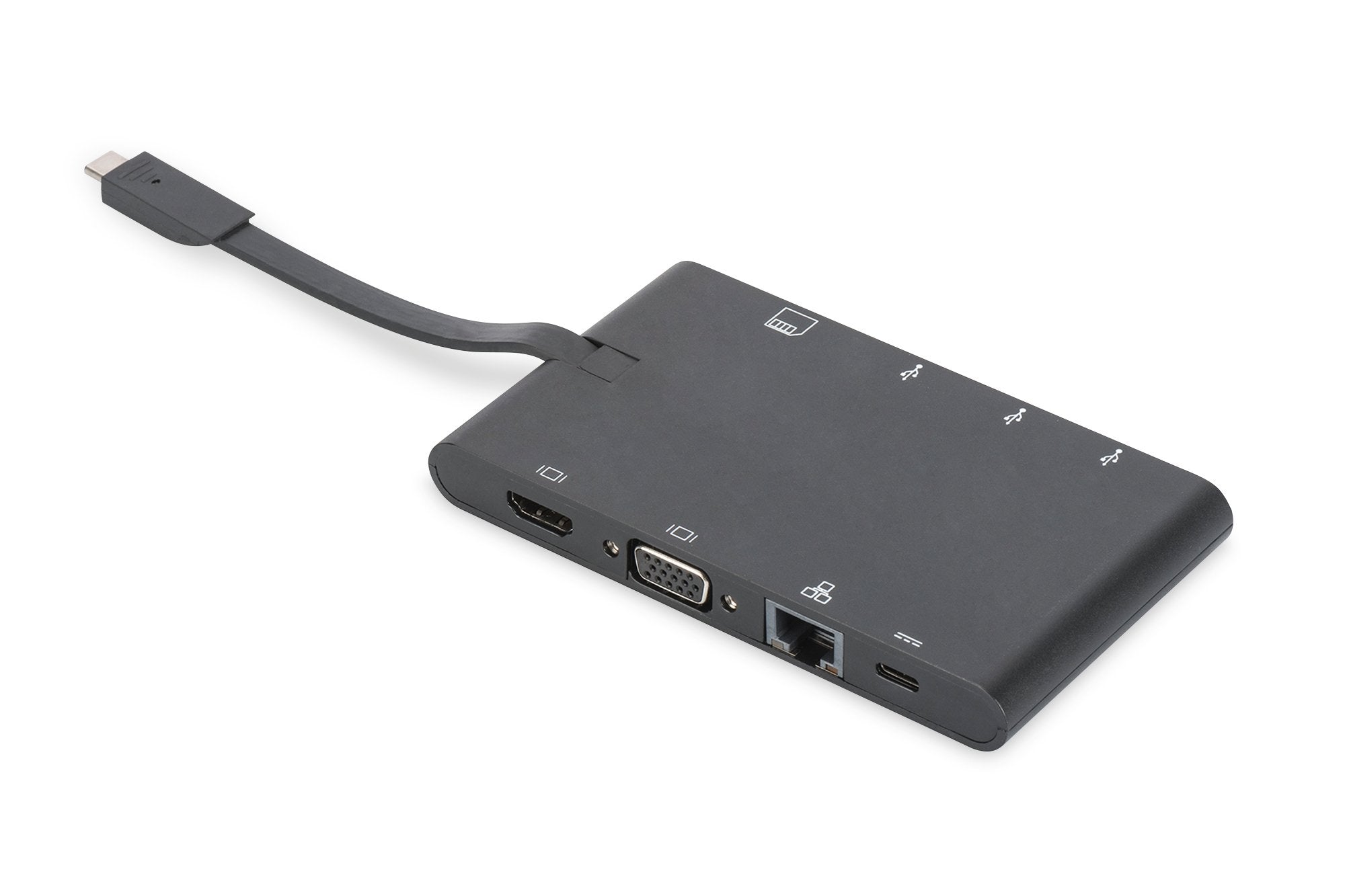 Digitus Dock Station 9 Puertos - Hdmi Vga, Rj45, 2x Usb 3.0, 2x Usb Type-C