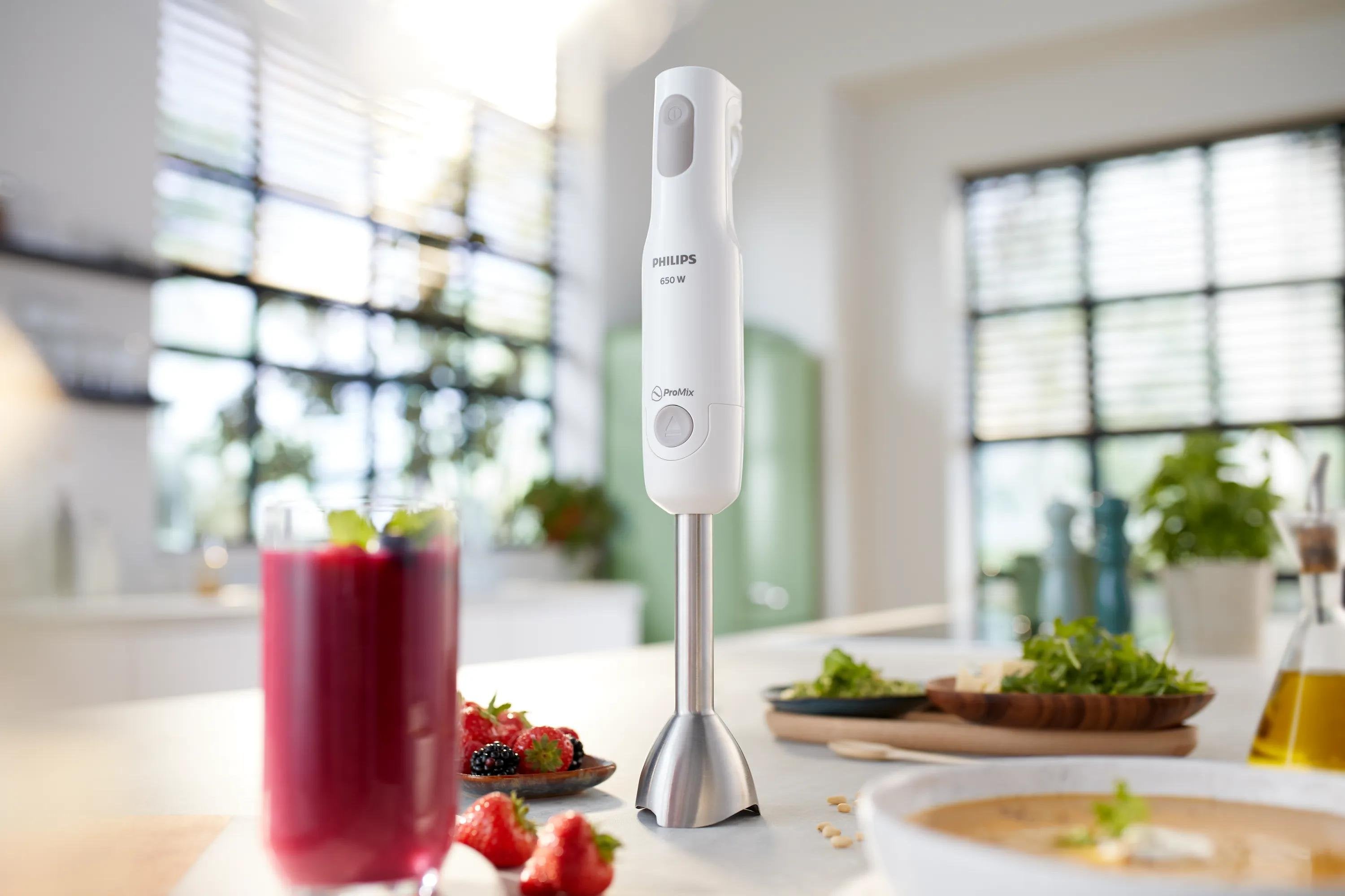 EAN 8710103914488 - Philips Daily Collection HR2535/00 licuadora Batidora de inmersión 650 W Gris, Blanco imagen 4