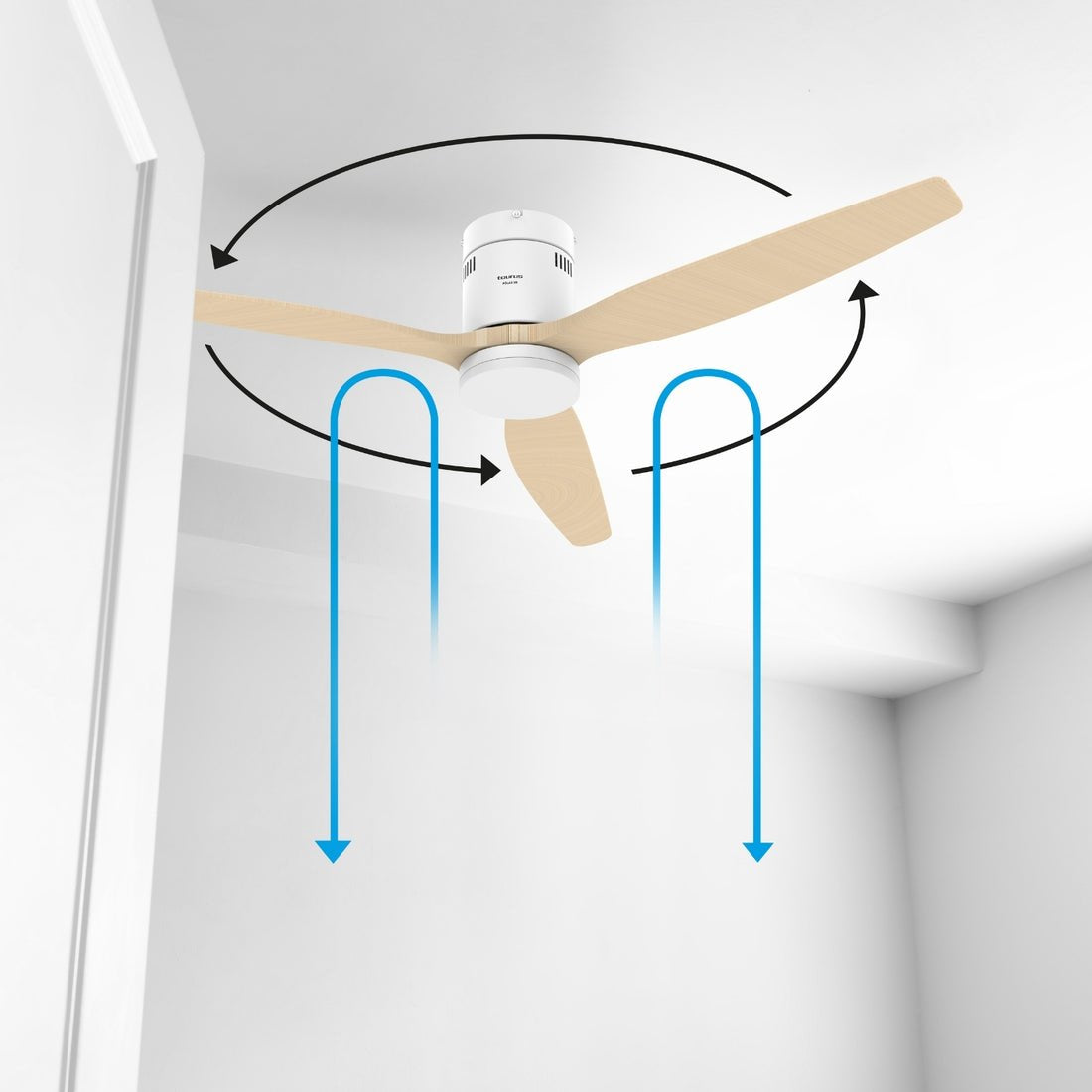 Ventilador Pae Techo Taurus Polar 3b 30w 132cm 3 Aspas Est9440330l