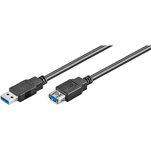 Cable Usb 3.0 Ewent Tipo A Macho > Tipo A Fêmea 1.8 M Negro