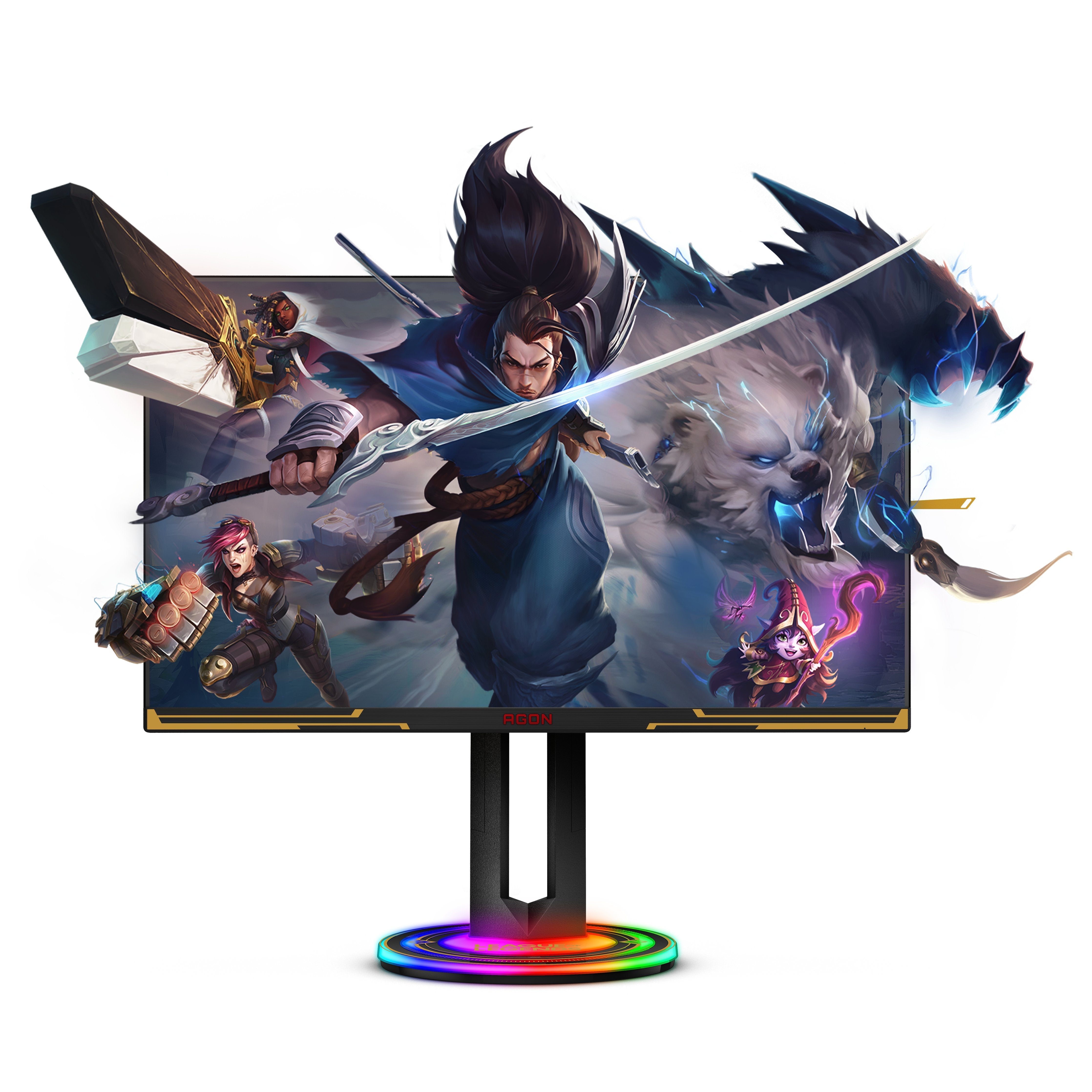 EAN 4038986180580 - AOC AGON AG275QXL pantalla para PC 68,6 cm (27") 2560 x 1440 Pixeles Quad HD LED Negro, Oro imagen 2