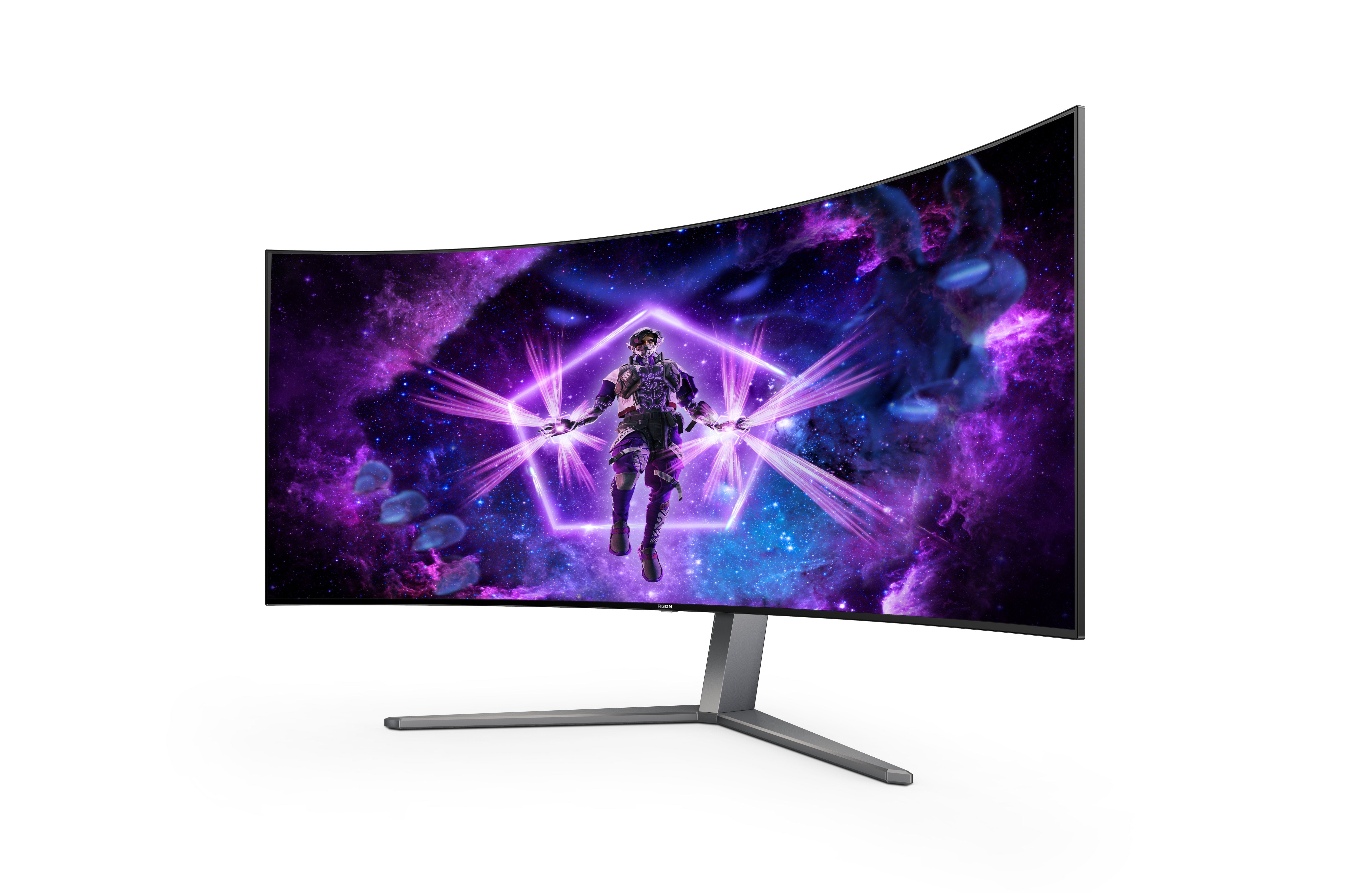 Monitor De Gaming 44.5" Aoc Ag456uczd Negro