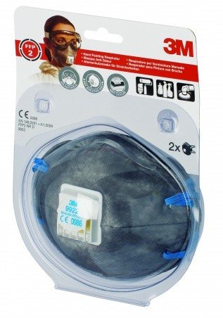 3m Pack De 2 Mascarillas Para Particulas Ffp2 - Desechable - Con Valvula - Para Niveles Medios De Particulas - Color