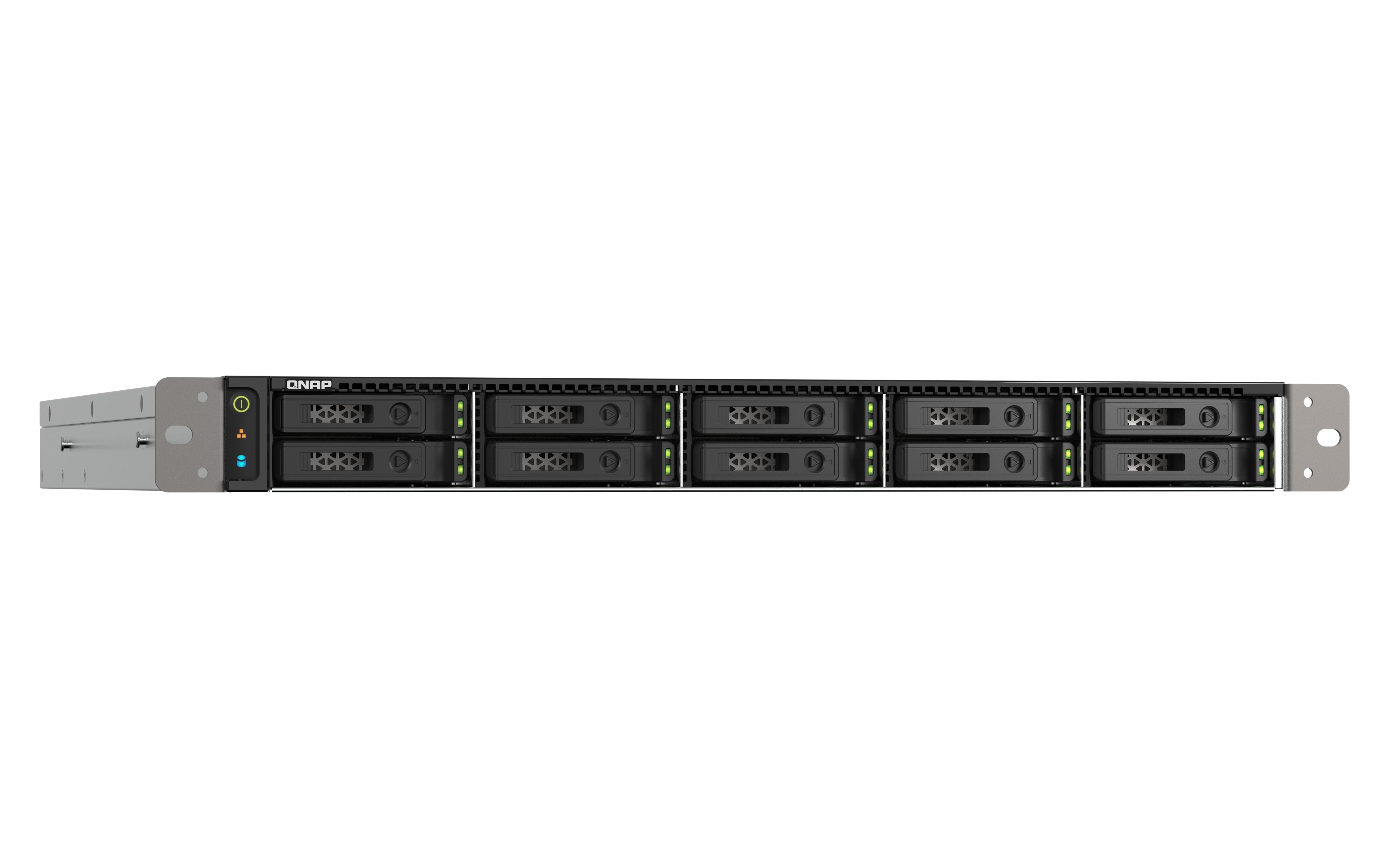 EAN 4711103082133 - QNAP TS-h1090FU NAS Bastidor (1U) EPYC 7302P 128 GB DDR4 0 TB QuTS hero Negro, Gris imagen 4