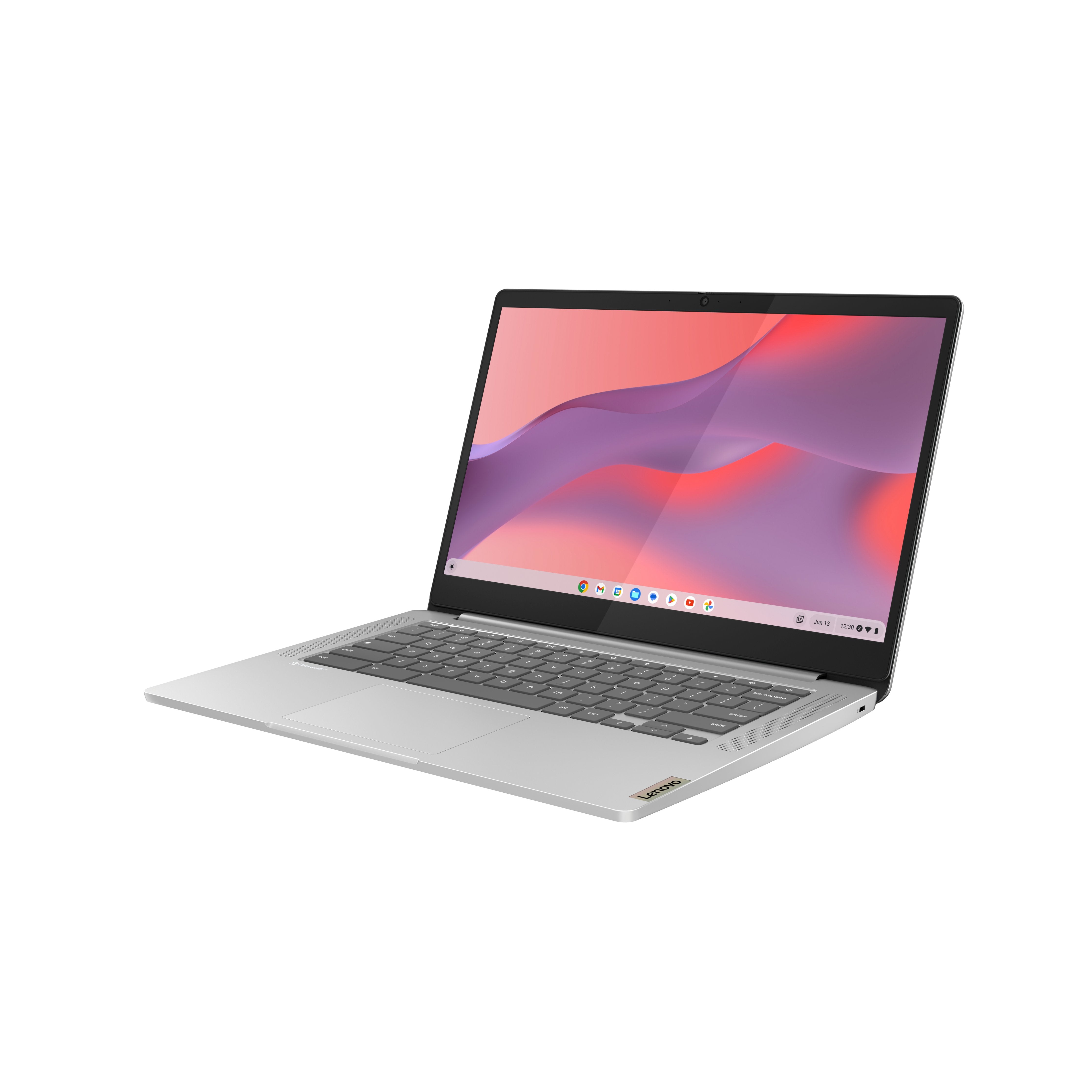 Lenovo Ideapad Slim 3 14m868 Chromebook 35,6 Cm (14") Full Hd Mediatek 8 Gb Lpddr4x-Sdram 128 Gb Emmc Wi-Fi 6 (802.11ax) Chromeos Gris