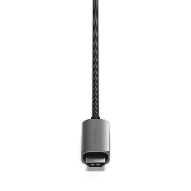 Satechi Usb-C To Hdmi 2.1 8k Cable, Longitud: 1,96m Verfügt Sobre Einen Hdmi 2.1- Sowie Einen Usb C Conexión