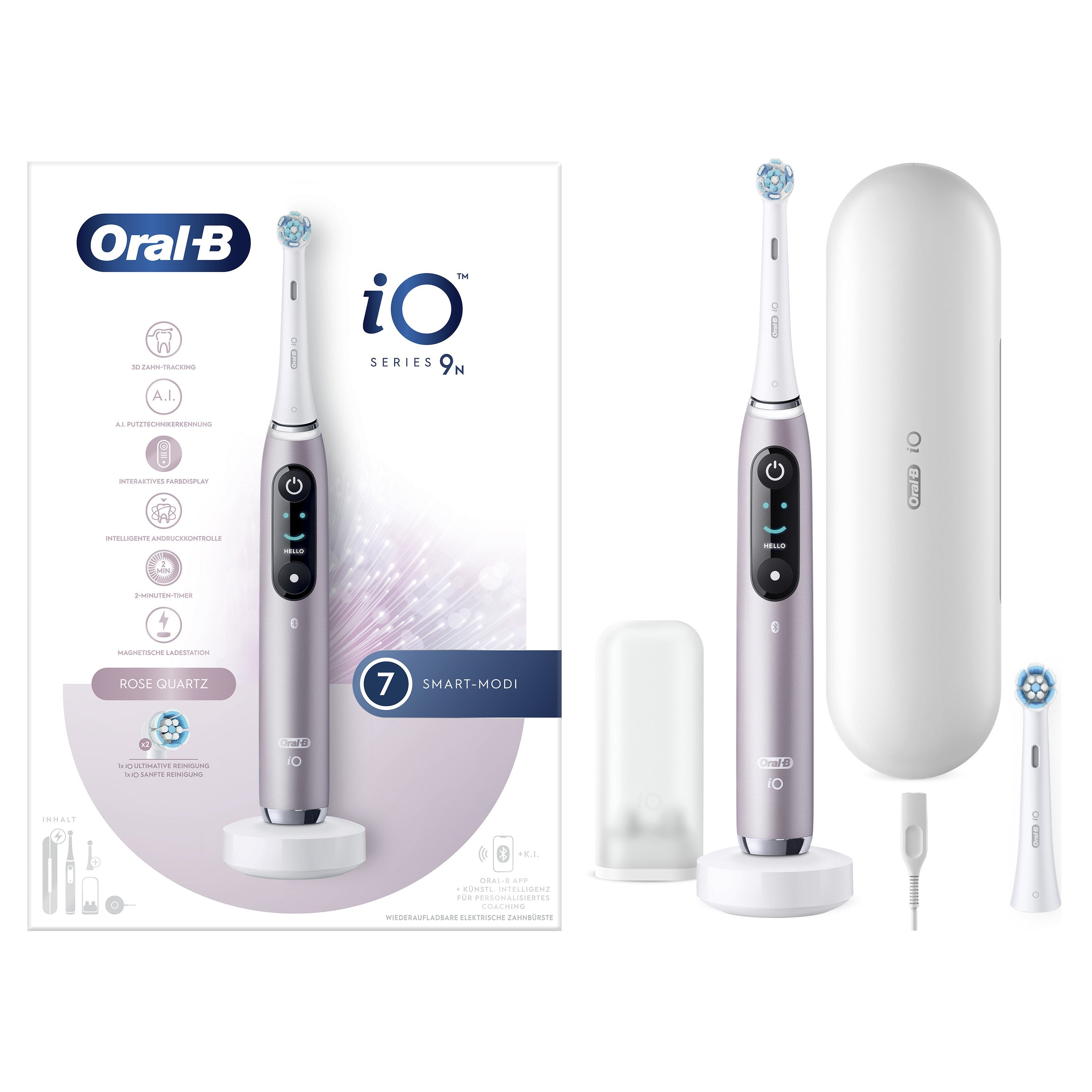 Cepillo Dental Electrico Braun Oral-B Io Serie 9n Color Rosa