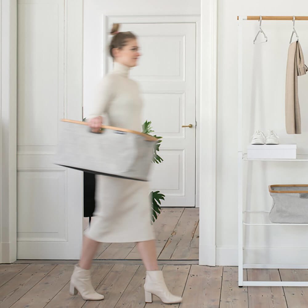 Brabantia Wäschekorbtasche 40 L Faltbar Grau