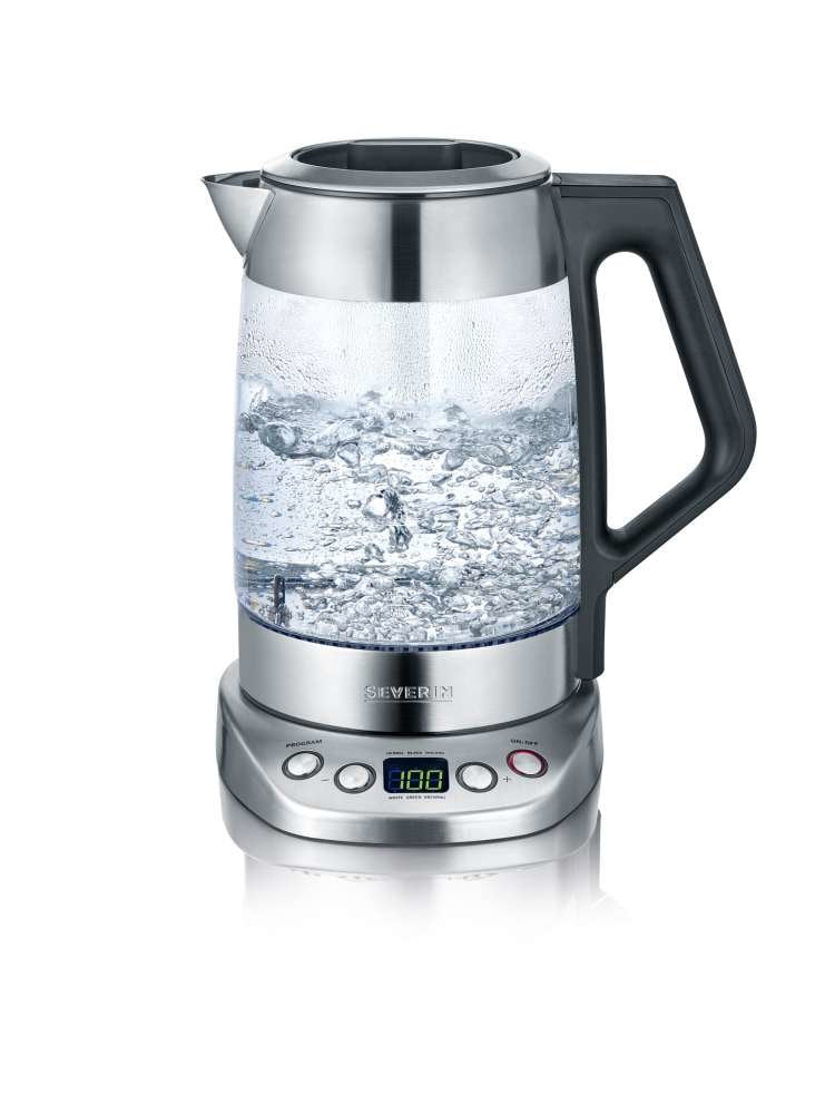 Hervidor De Agua Severin Wk 3479 1,7 L Negro, Acero Inoxidable 3000 W