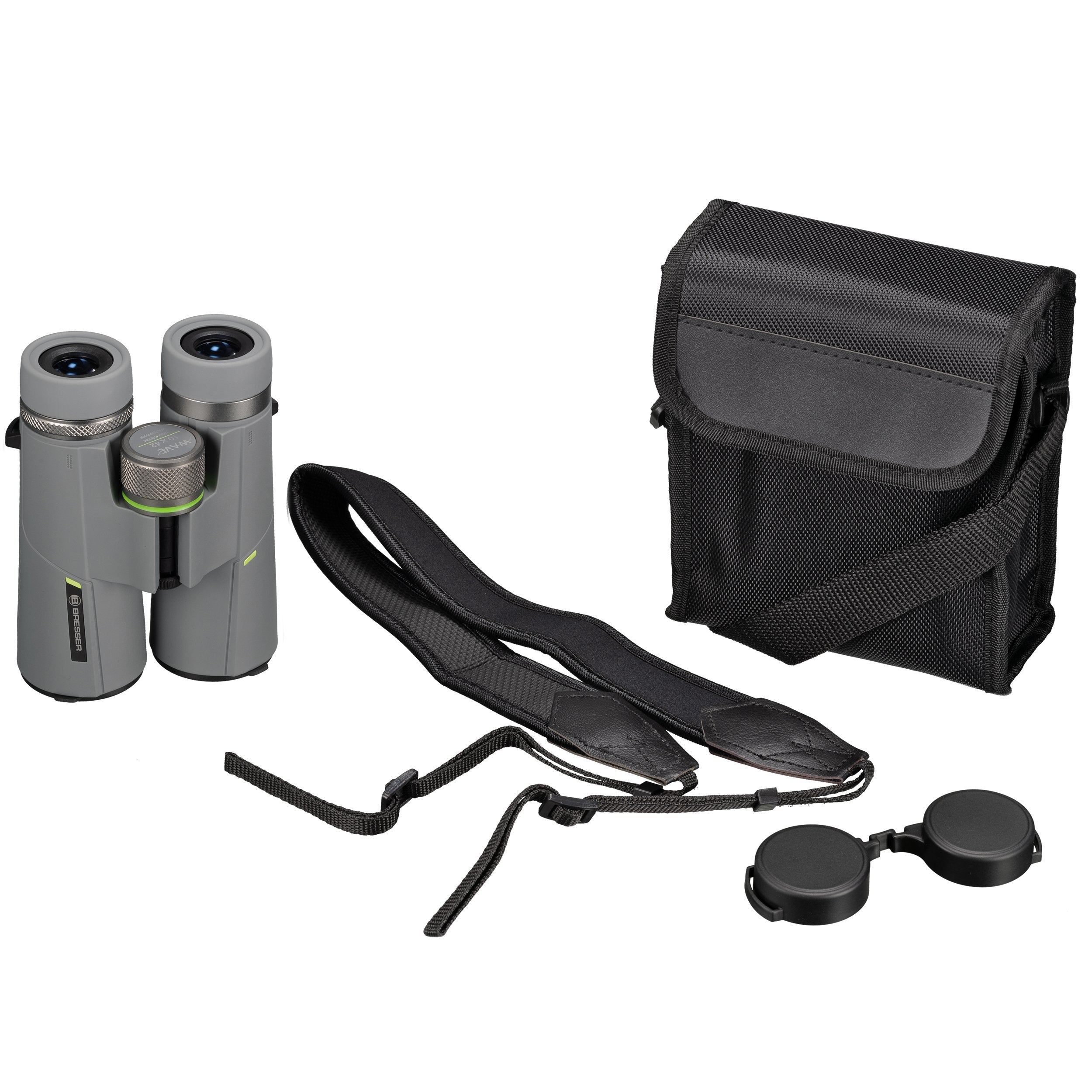 EAN 4007922070780 - Bresser Optics Wave 10x42 binocular BaK-4 Gris imagen 4