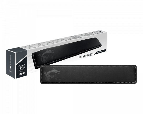 EAN 0824142214480 - MSI Vigor-WR01 descansa muñecas Espuma de memoria, Caucho Negro imagen 1