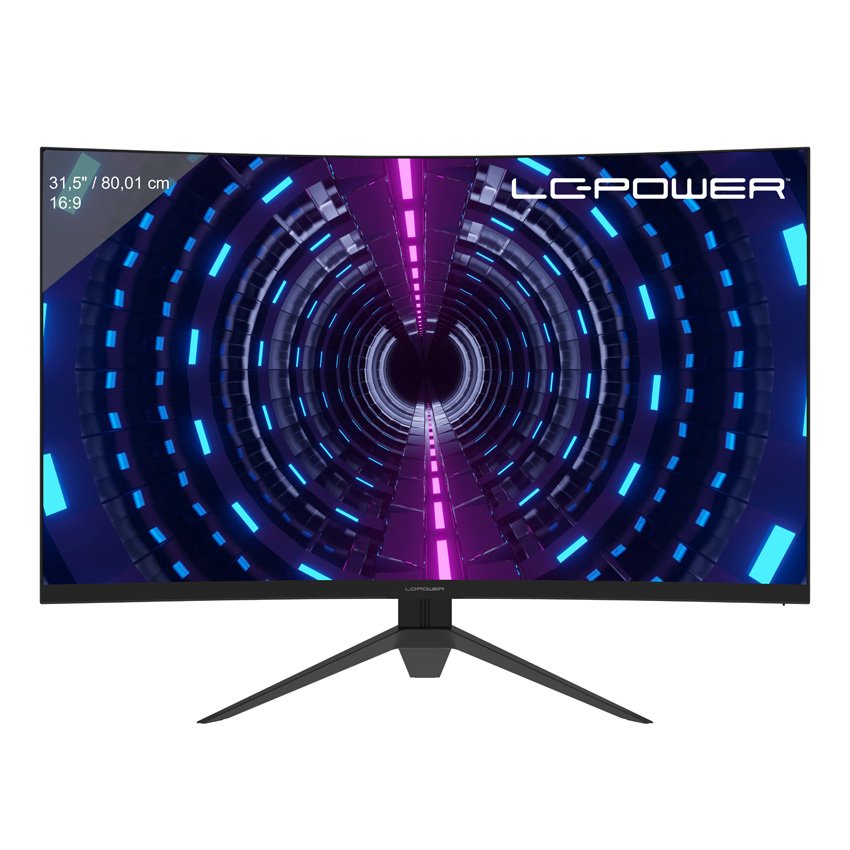 Monitor 31,5"(80cm) Tft Lc-Power Gaming Lc-M32-Qhd-165-C-V2 Hdmi/D Retail