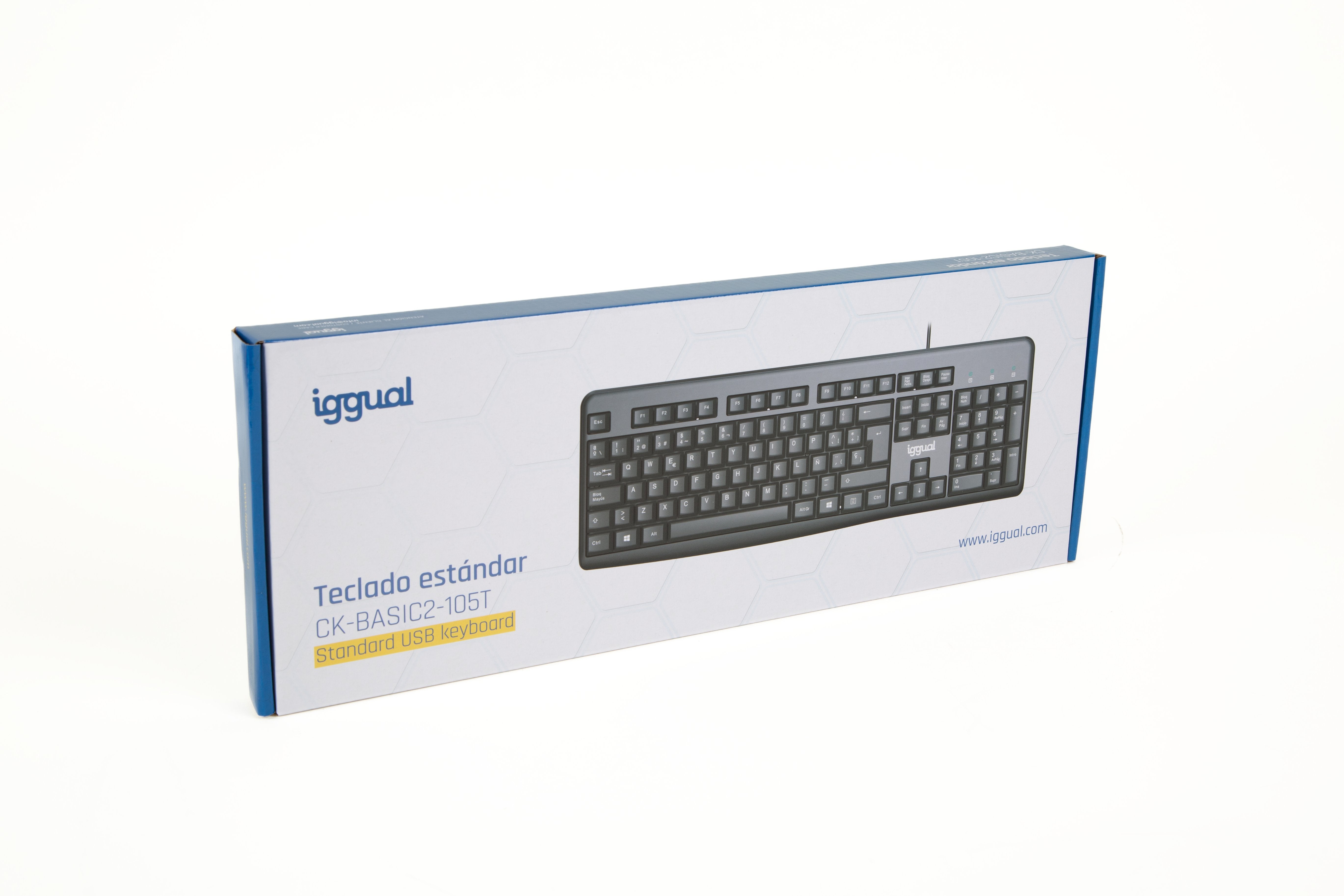 Iggual Teclado Estándar Ck-Basic2-105t Negro