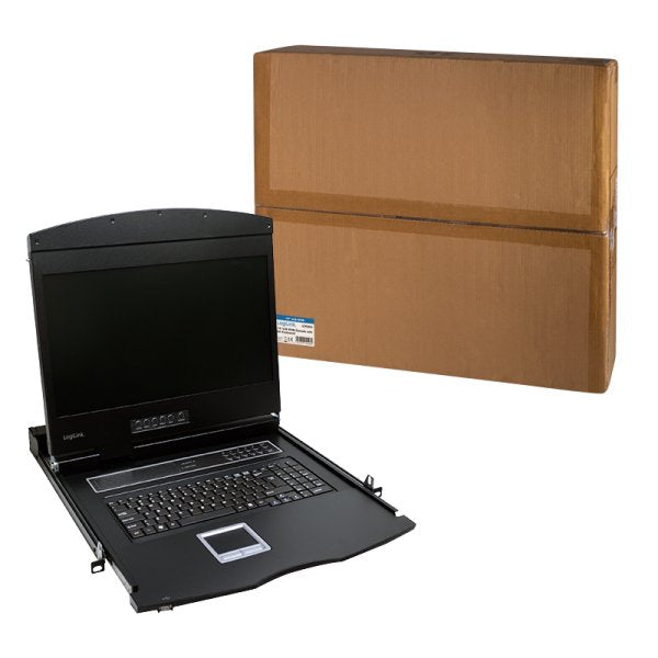Kvm Console With 19" Lcd Screen, Vga, Us Keyboard Layout