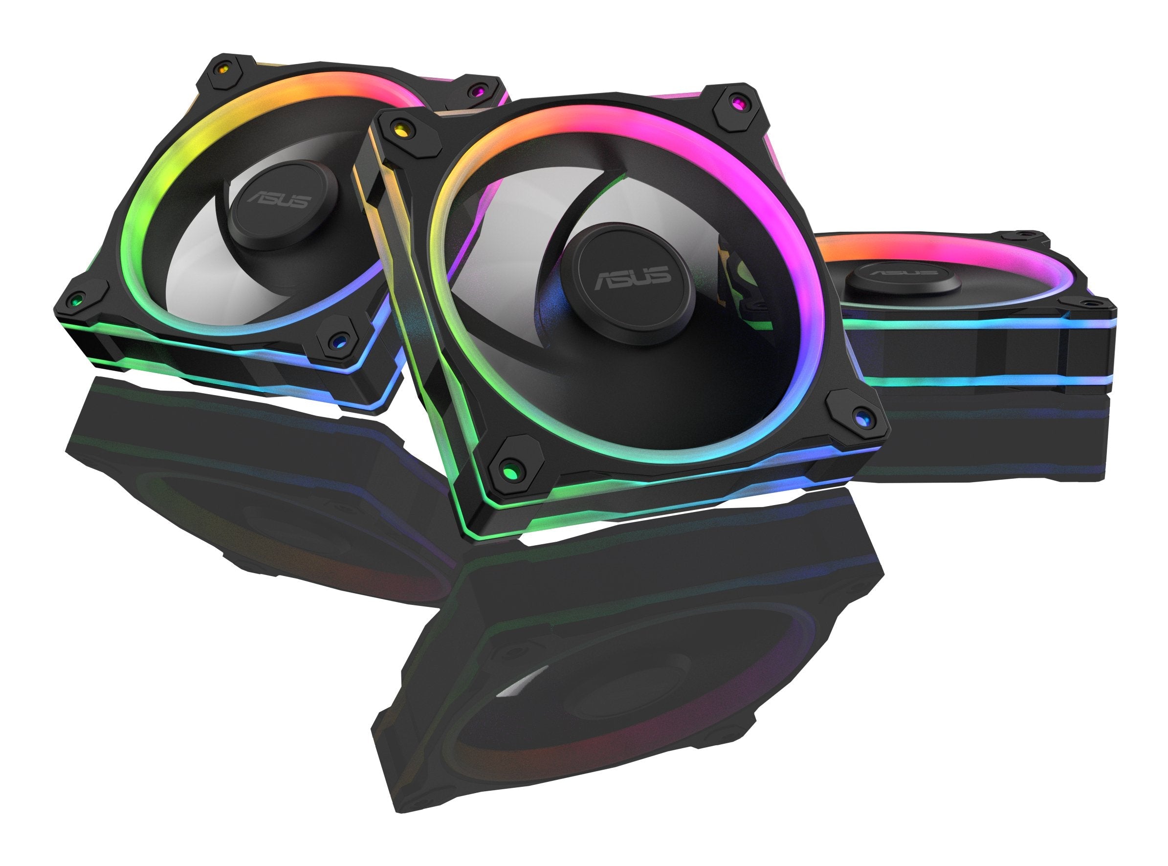 Ventilador Pc Asus Prime Mr120 Fan Argb Negro 3in1