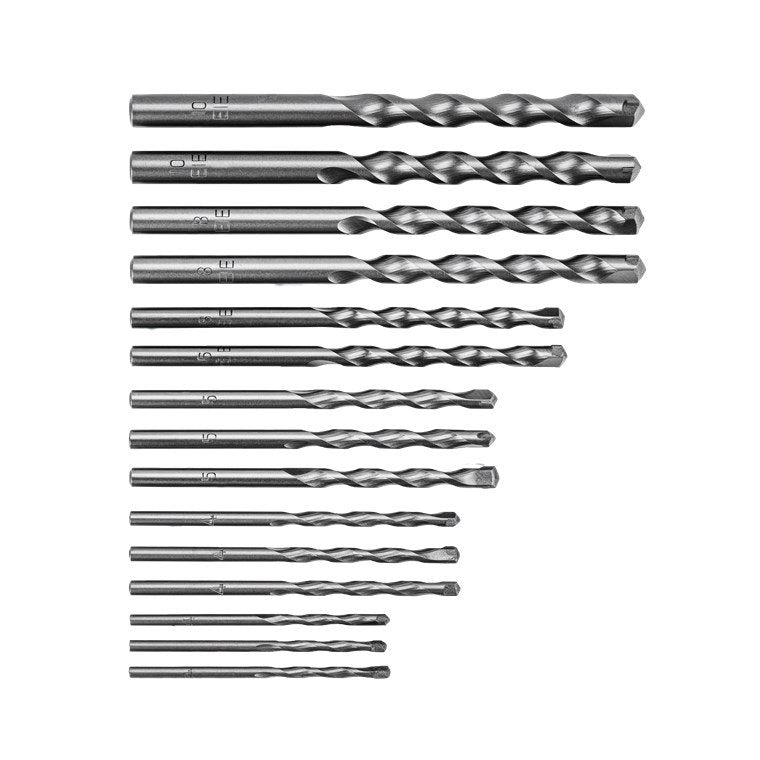 Juego De Brocas Para Piedra, 15 Brocas Afiladas Para Agujeros Pasantes Y Ciegos En Piedra,