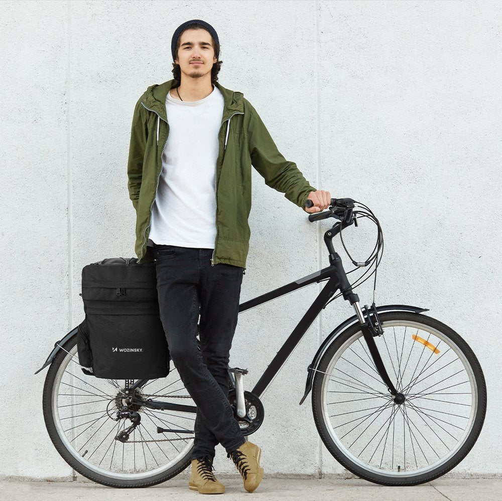 EAN 5907769300523 - Wozinsky WBB13BK Sillín Bolsa de bicicletas 60 L Poliéster Negro imagen 9