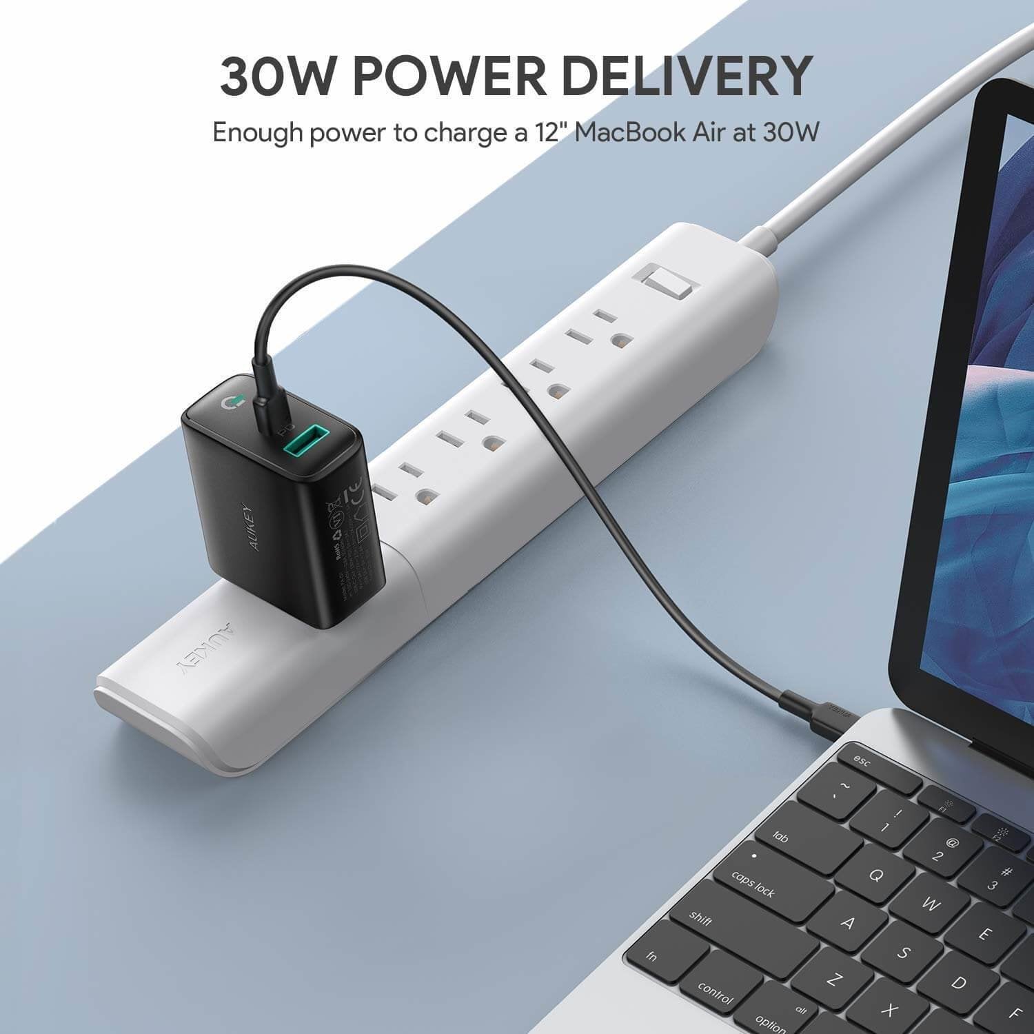 EAN 5902666661661 - AUKEY Focus Duo Universal Negro Corriente alterna Interior imagen 4