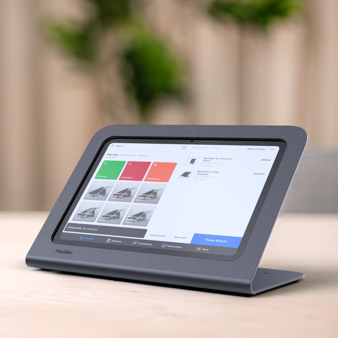 EAN 0757350577132 - Heckler Design H750X-BG soporte Soporte pasivo Tablet/UMPC Gris imagen 3