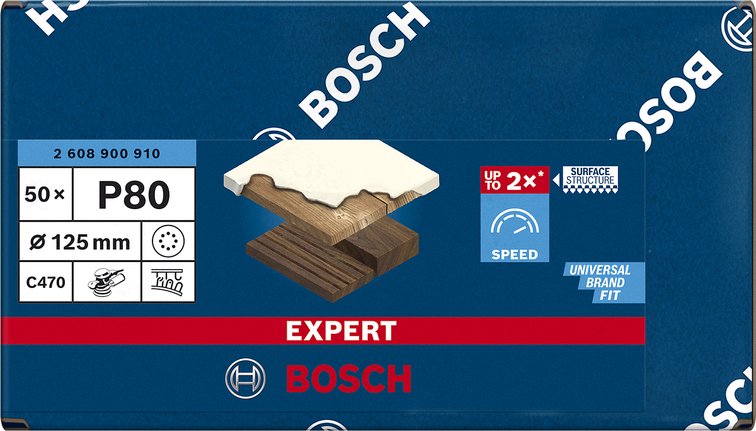 EAN 4059952542485 - Bosch Expert C470 50 pieza(s) Disco de lijado imagen 3