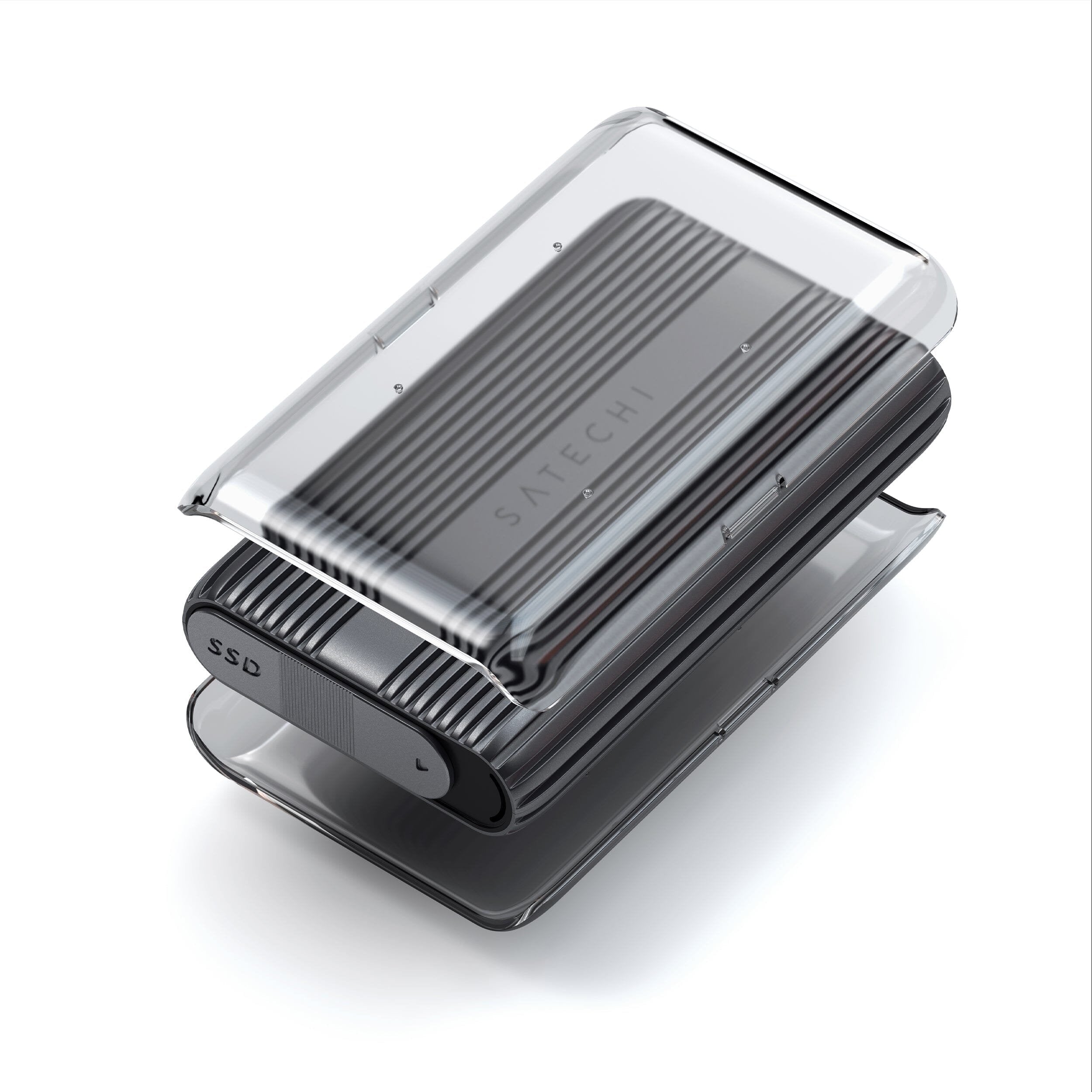 EAN 810086360604 - Satechi USB4 NVMe SSD Pro Caja externa para unidad de estado sólido (SSD) Gris, Transparente imagen 5