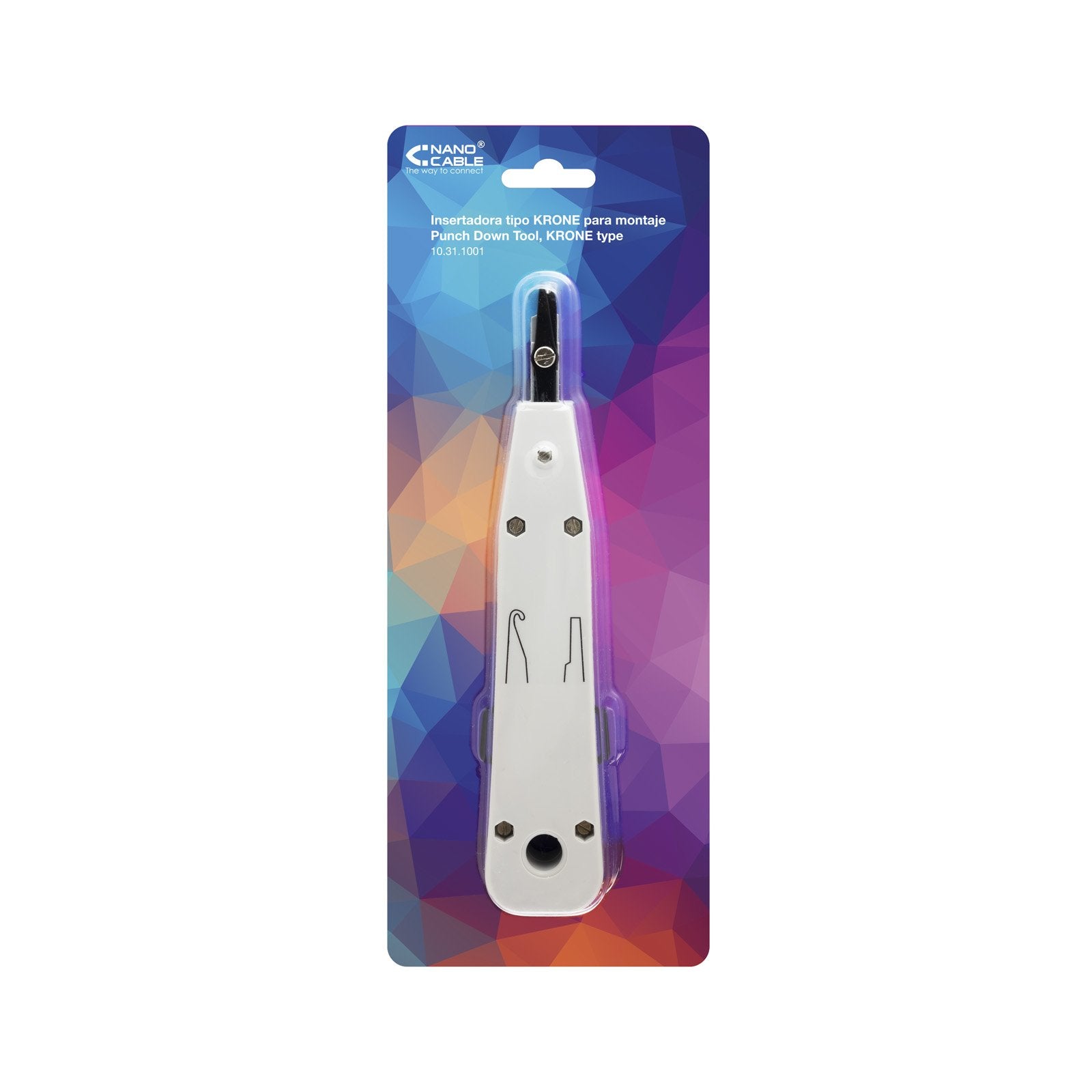 Nanocable Insertadora Tipo Krone Para Montaje