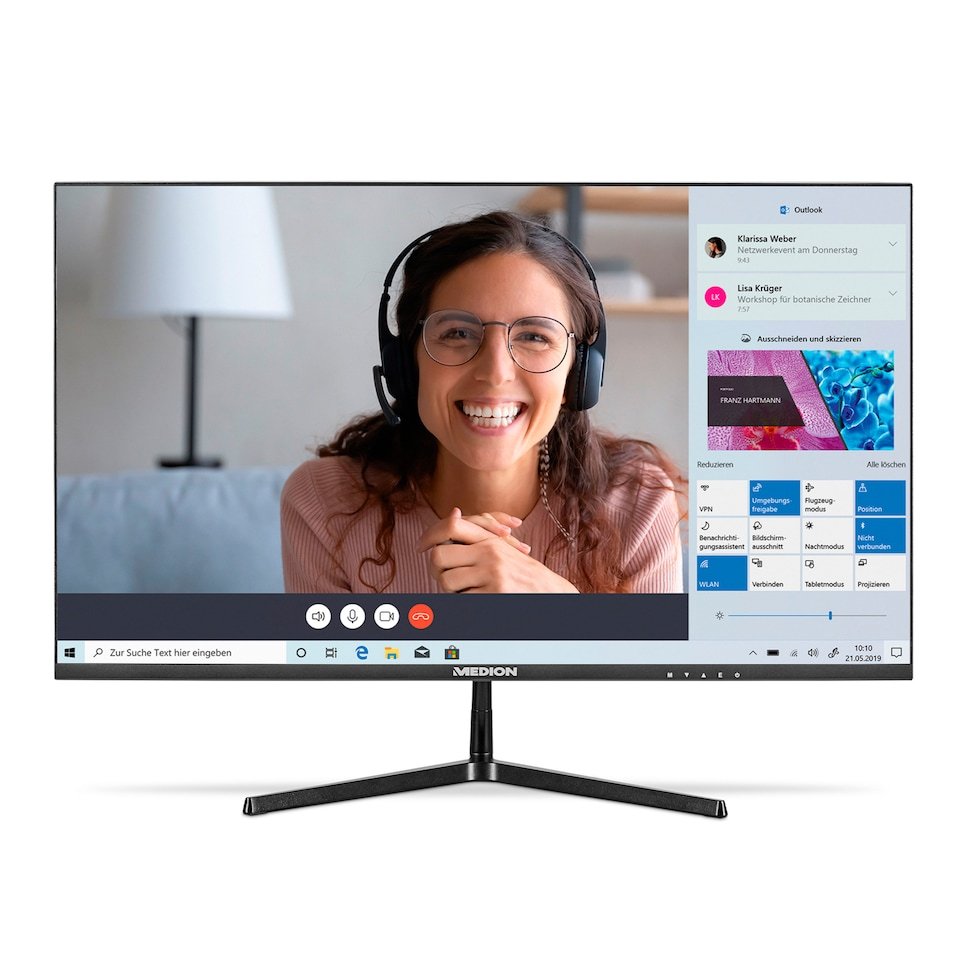 EAN 4061275229752 - MEDION P52726 pantalla para PC 68,6 cm (27") 1920 x 1080 Pixeles Full HD LCD Negro imagen 1